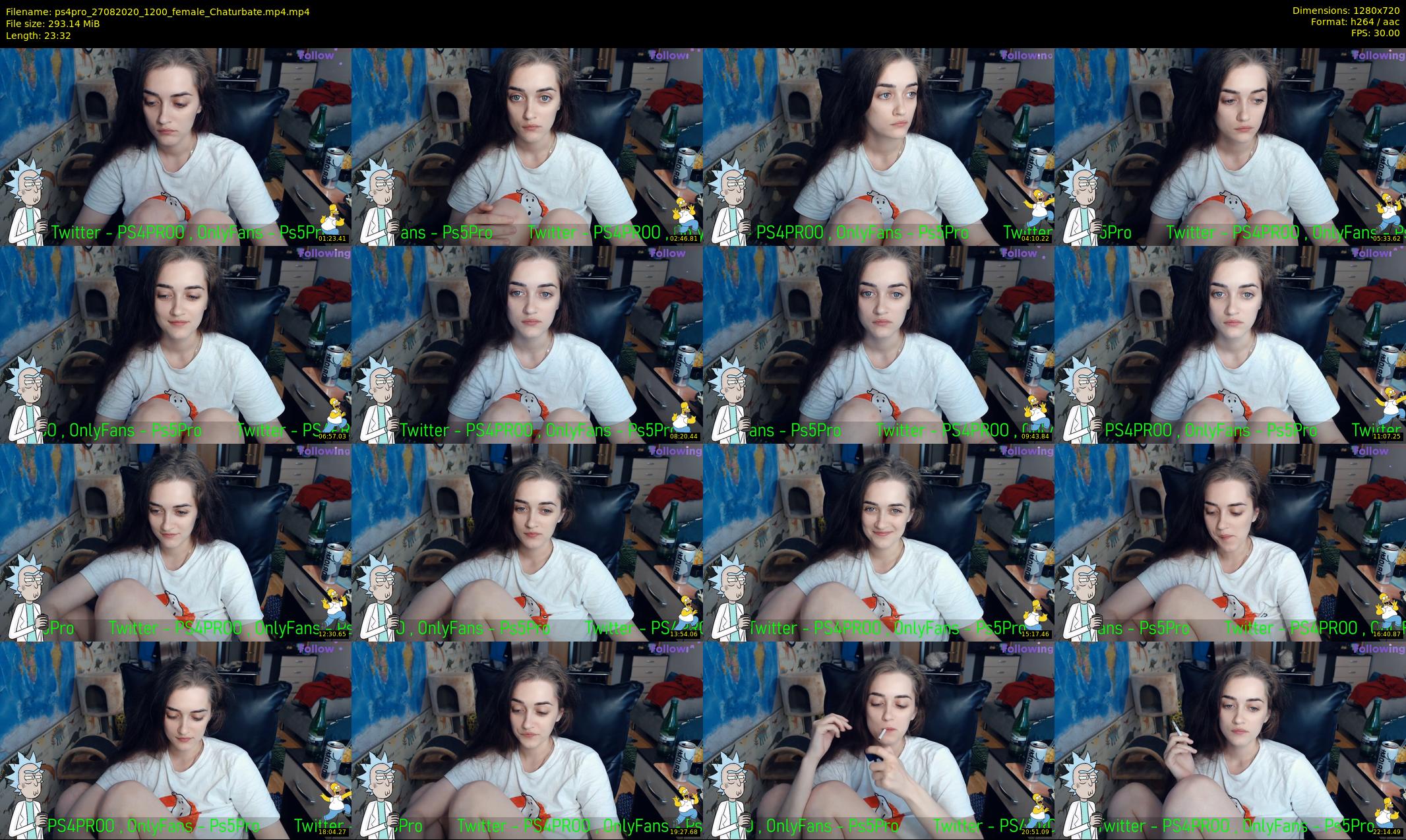 ps4pro — 24 minute Chaturbate female cam show recording, 720p, Aug 27, 2020