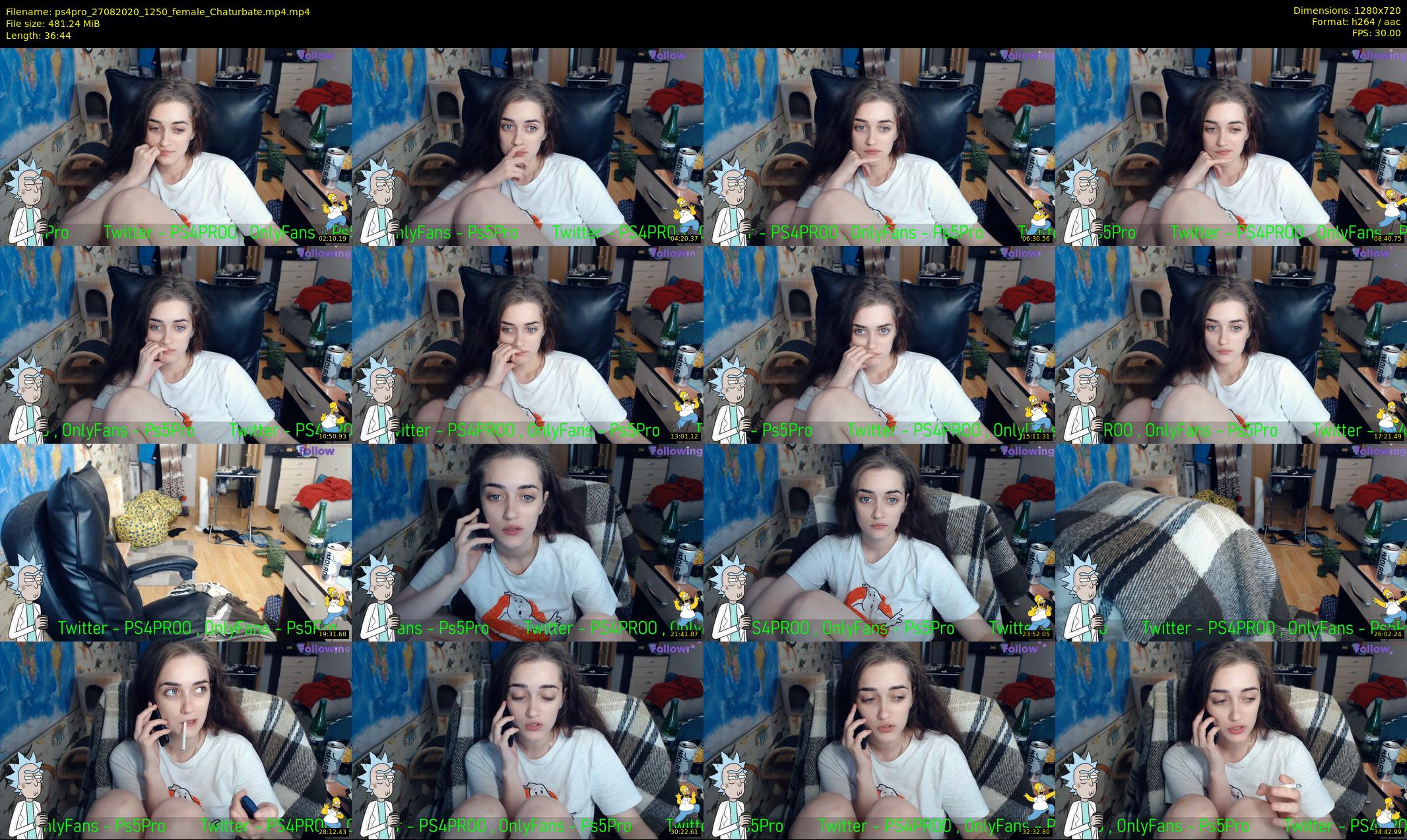 ps4pro — 37 minute Chaturbate female cam show recording, 720p, Aug 27, 2020