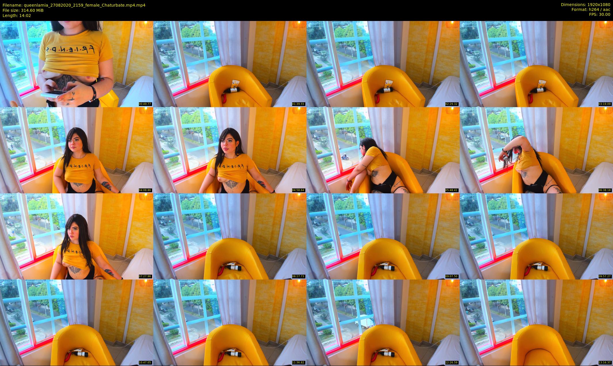 queenlamia — 15 minute Chaturbate female cam show recording, 1080p, Aug 27, 2020