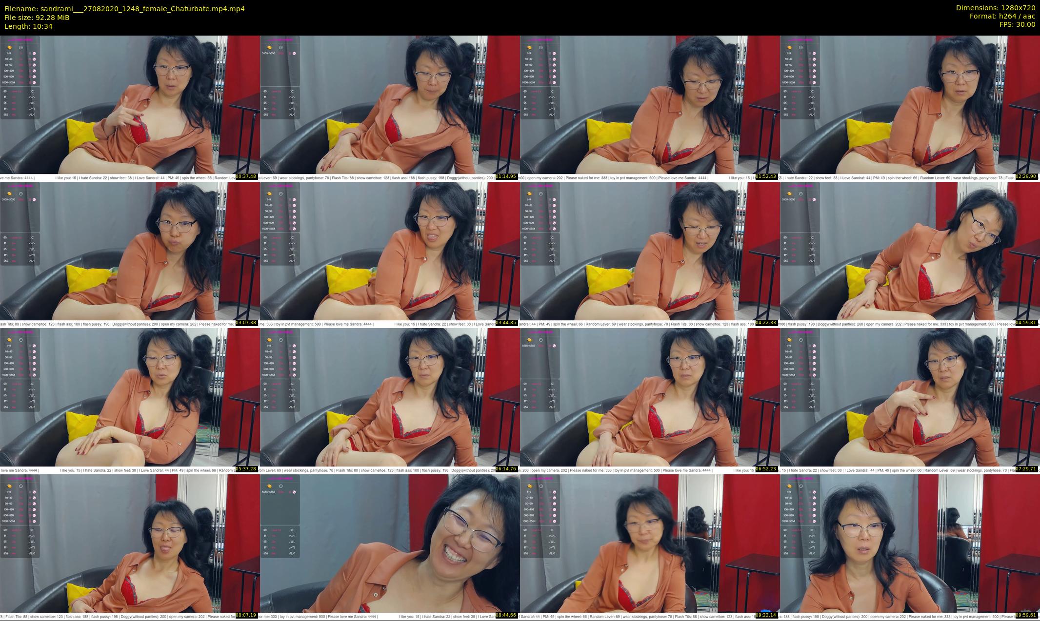 sandrami__ — 11 minute Chaturbate female cam show recording, 720p, Aug 27, 2020