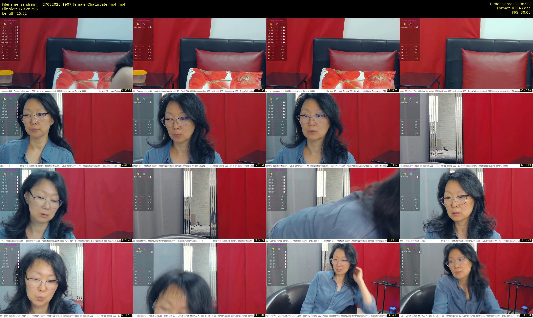sandrami__ — 16 minute Chaturbate female cam show recording, 720p, Aug 27, 2020