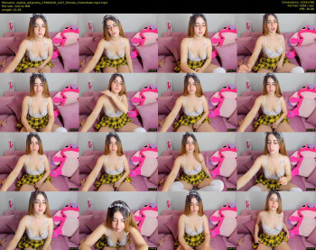 sophia_alejandra — 22 minute Chaturbate female cam show recording, 720p, Aug 27, 2020