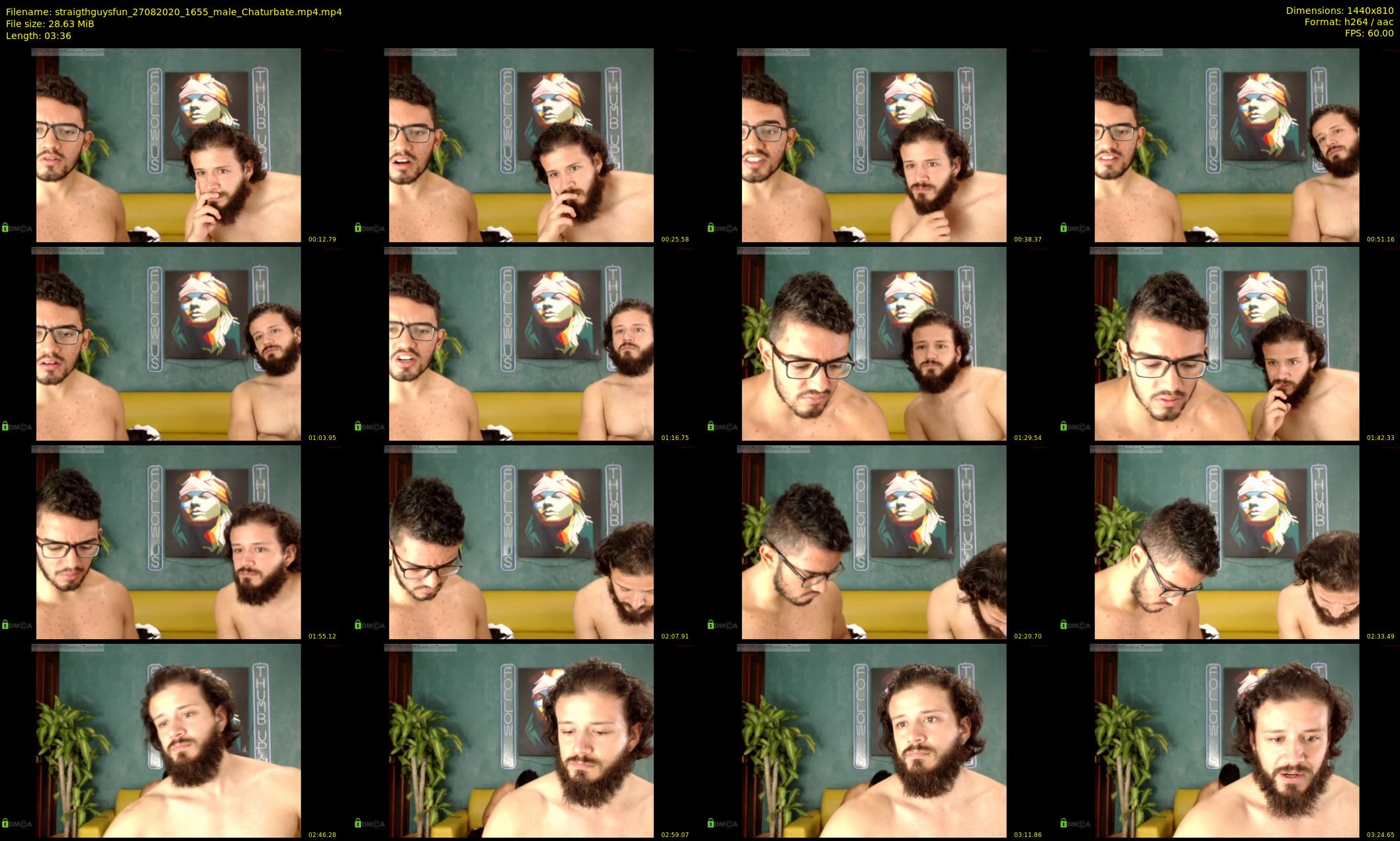 straigthguysfun — 4 minute Chaturbate male cam show recording, 720p, Aug 27, 2020