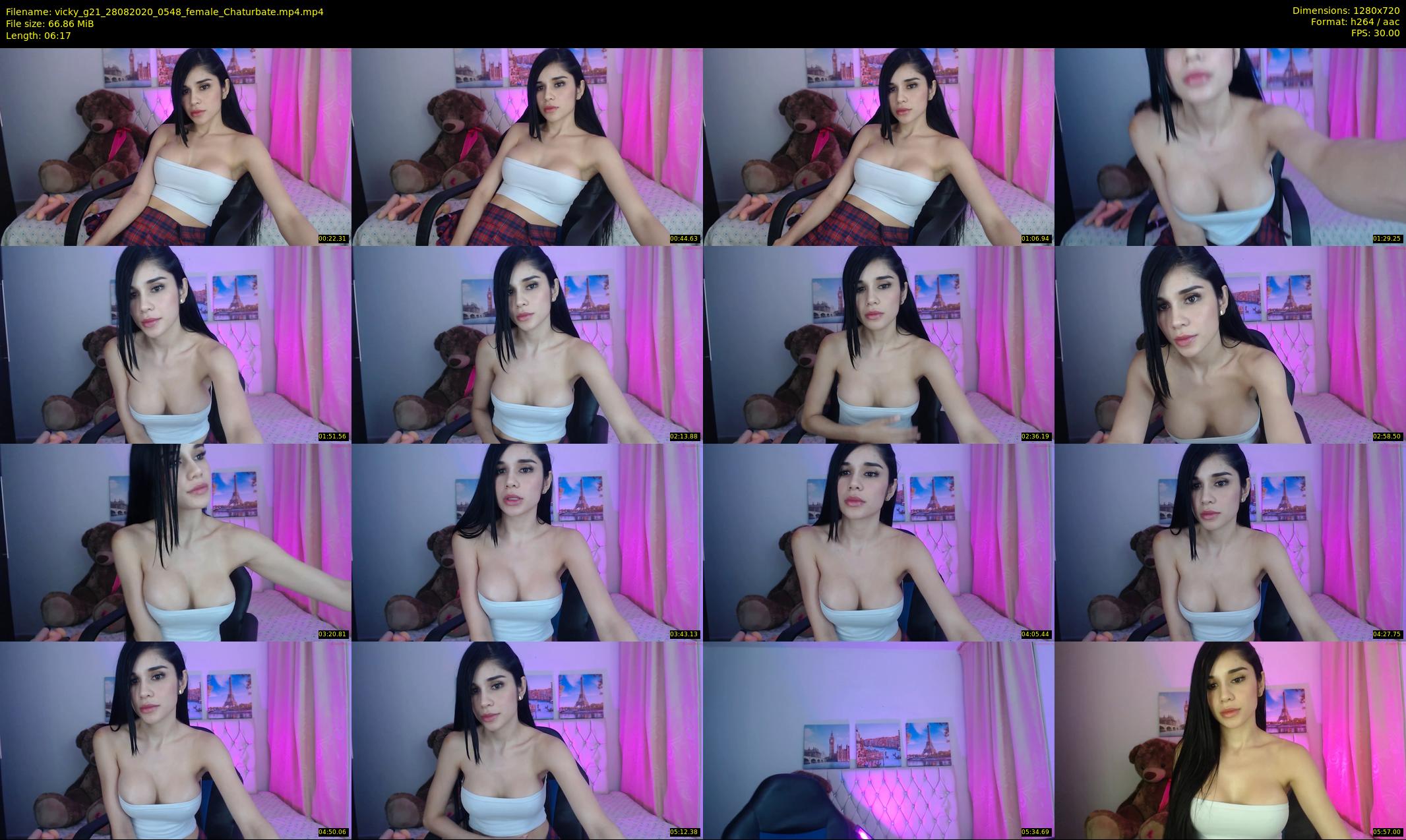 vicky_g21 — 7 minute Chaturbate female cam show recording, 720p, Aug 28, 2020