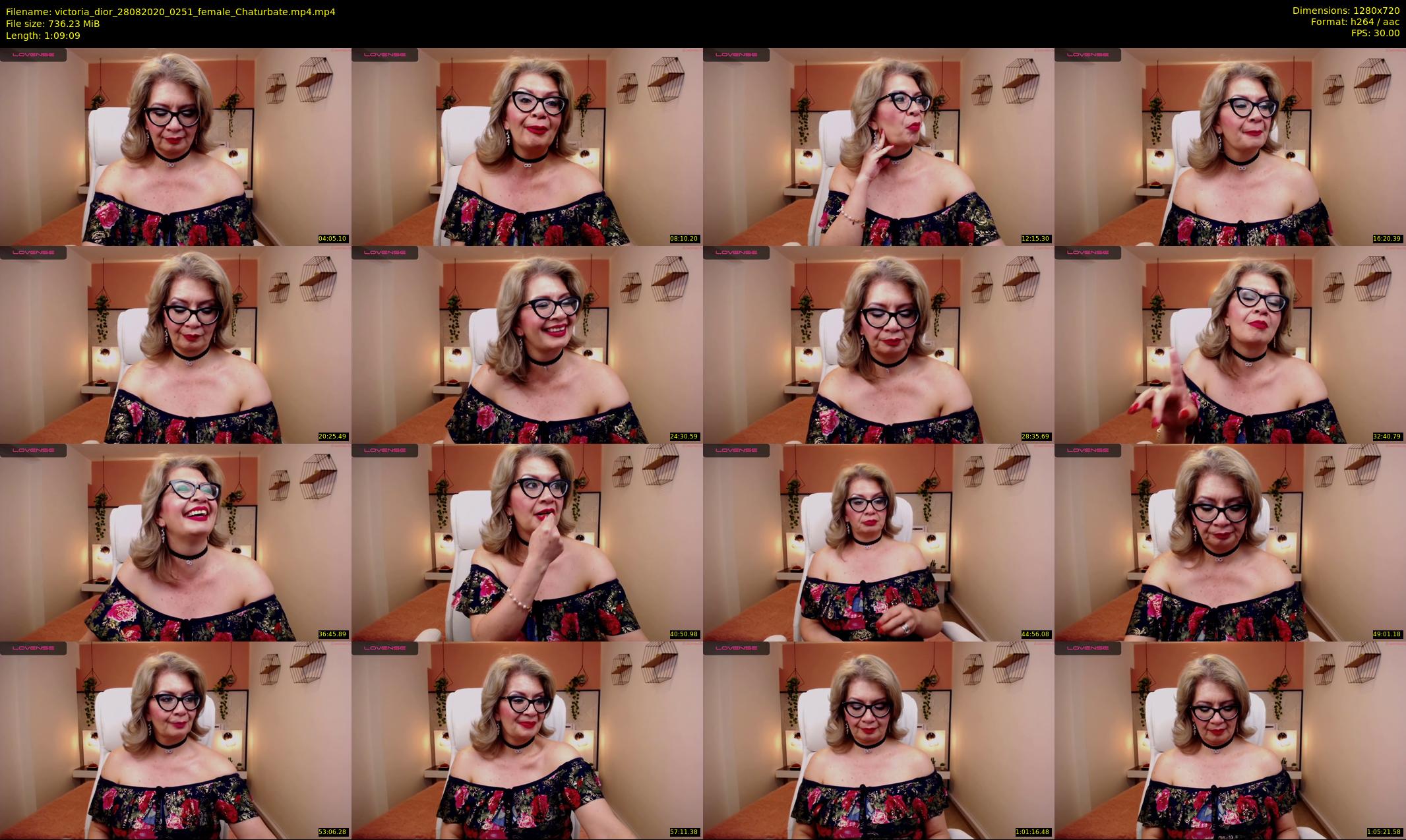victoria_dior — 70 minute Chaturbate female cam show recording, 720p, Aug 28, 2020
