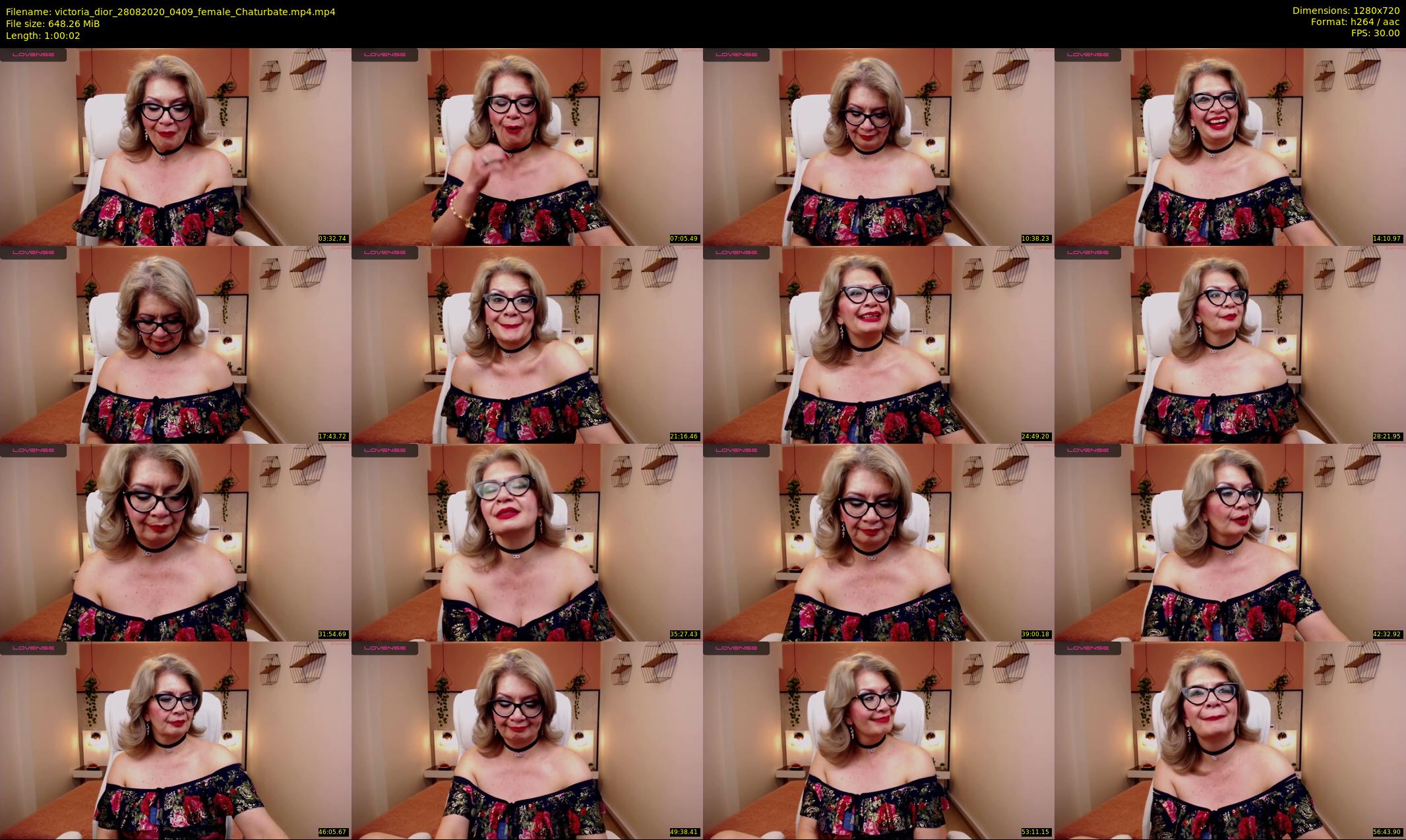 victoria_dior — 61 minute Chaturbate female cam show recording, 720p, Aug 28, 2020