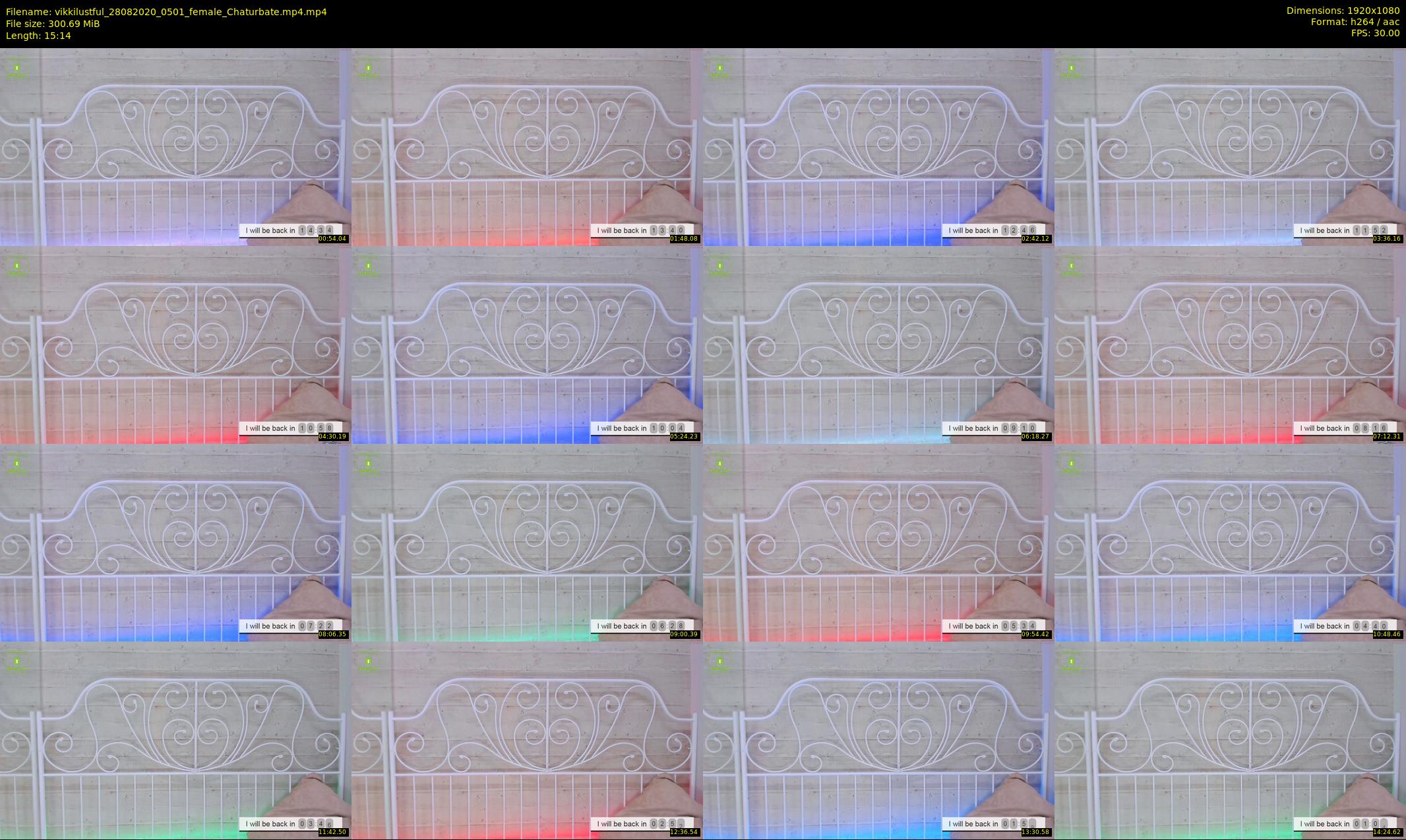 vikkilustful — 16 minute Chaturbate female cam show recording, 1080p, Aug 28, 2020