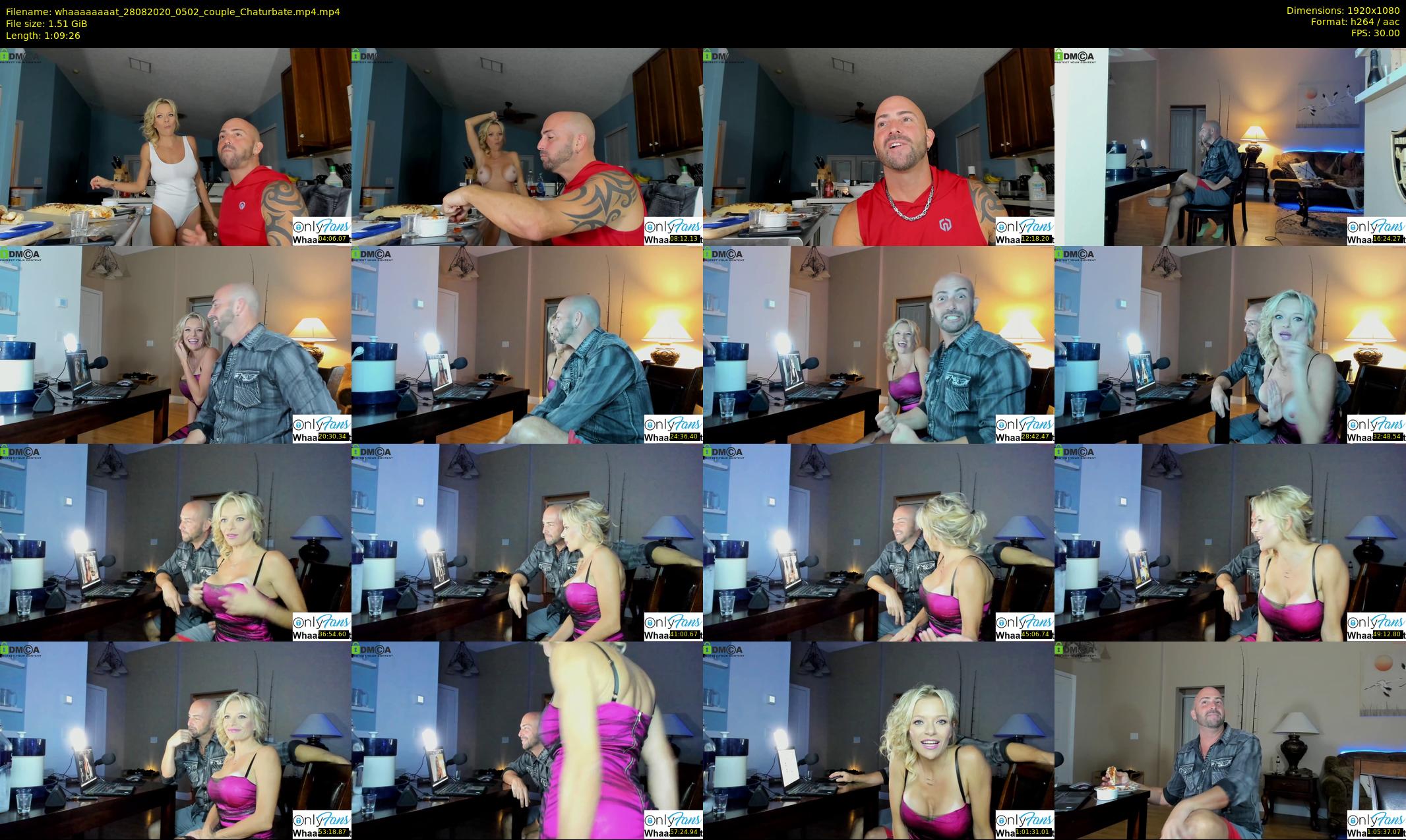whaaaaaaaat — 70 minute Chaturbate couple cam show recording, 1080p, Aug 28, 2020