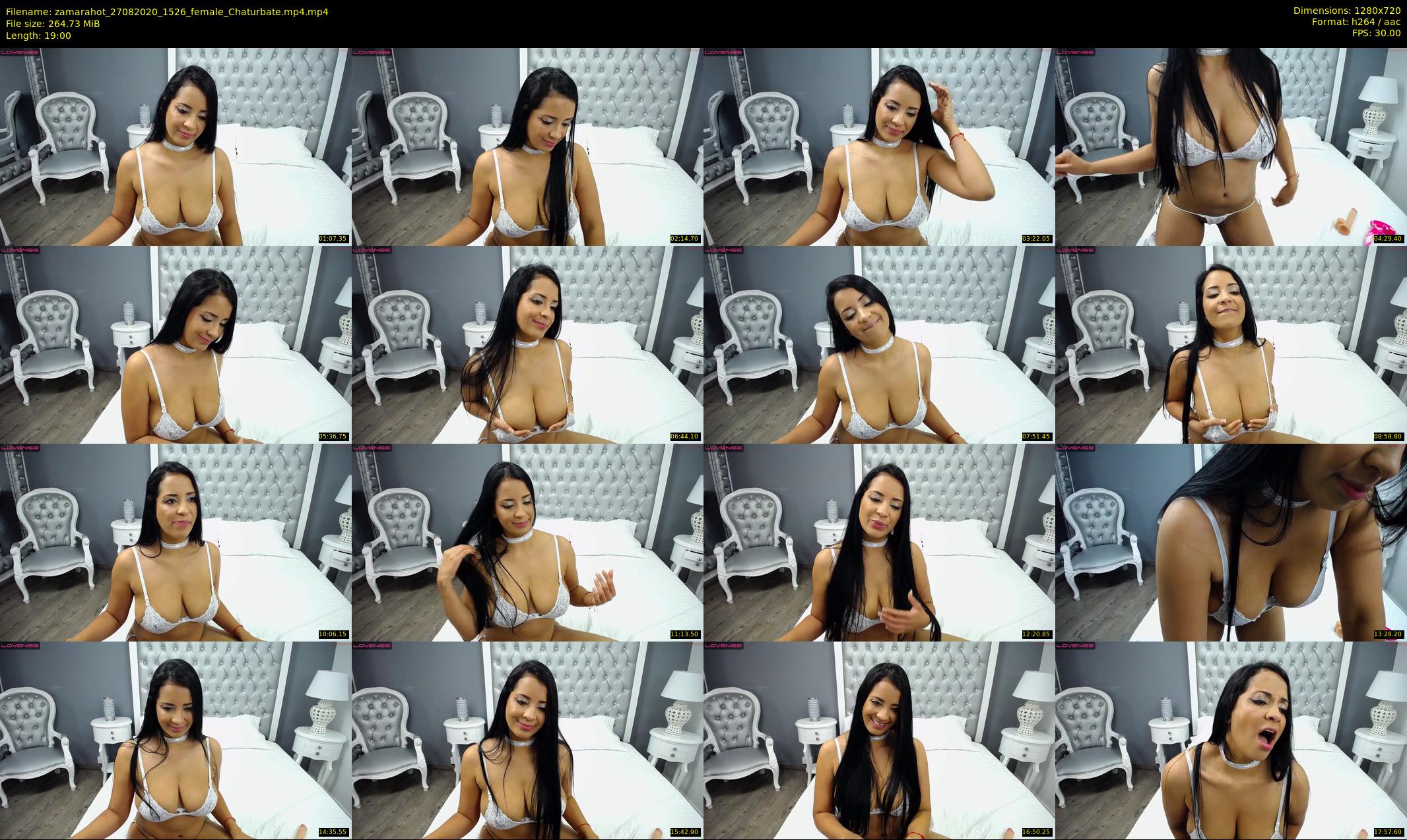zamarahot — 19 minute Chaturbate female cam show recording, 720p, Aug 27, 2020