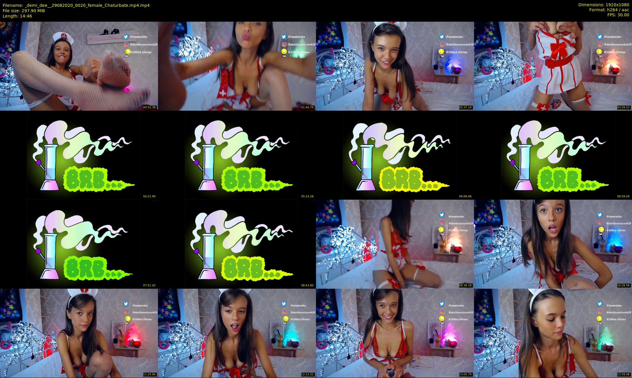 _demi_dee_ — 15 minute Chaturbate female cam show recording, 1080p, Aug 29, 2020