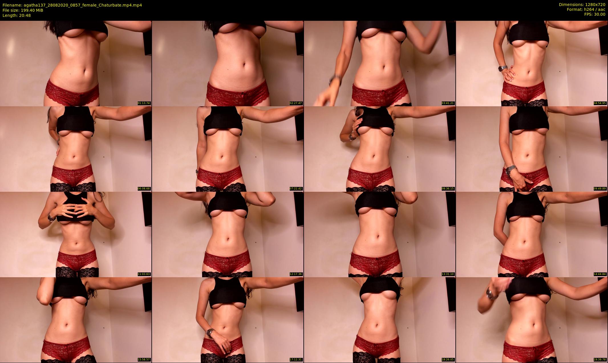 agatha137 — 21 minute Chaturbate female cam show recording, 720p, Aug 28, 2020