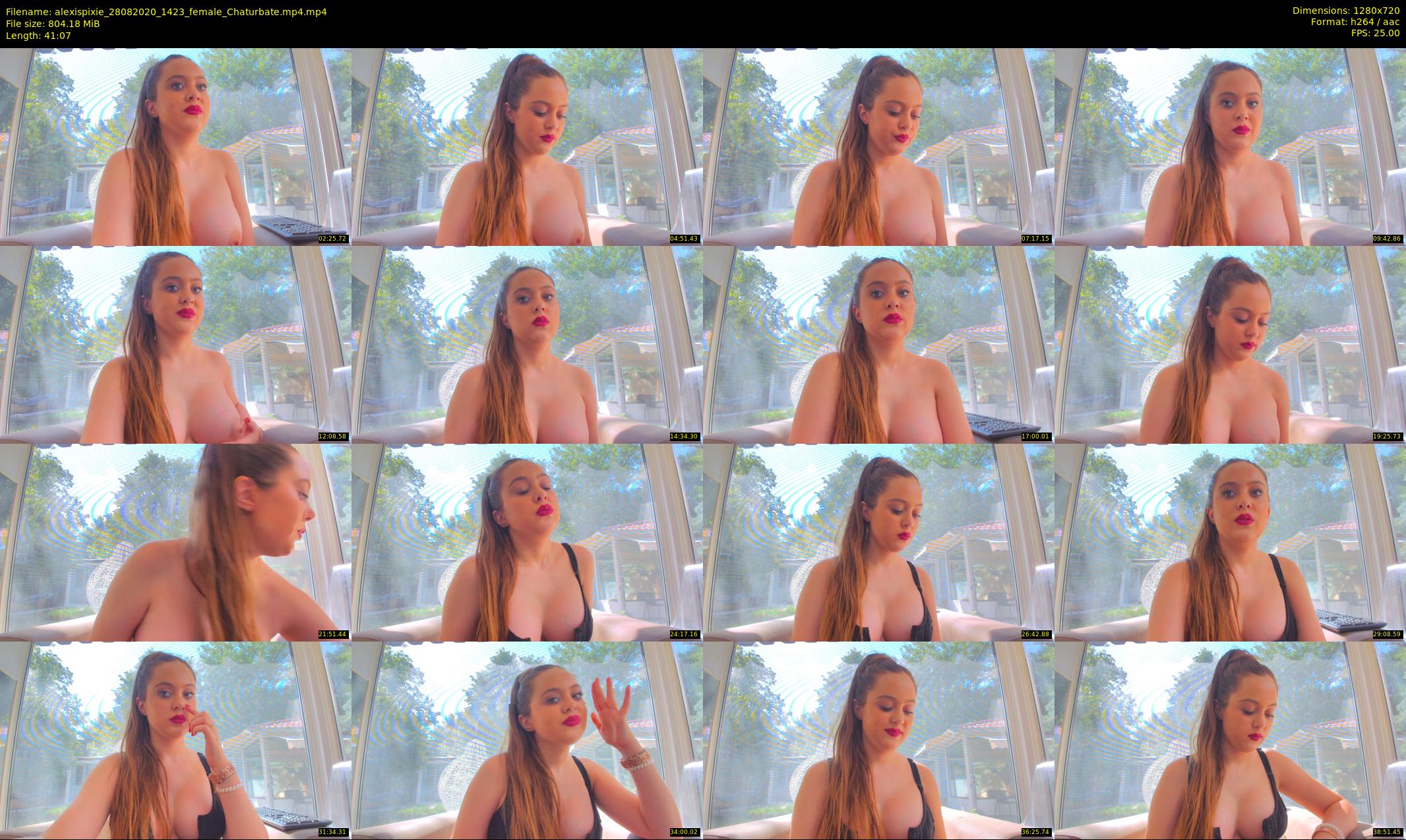 alexispixie — 42 minute Chaturbate female cam show recording, 720p, Aug 28, 2020