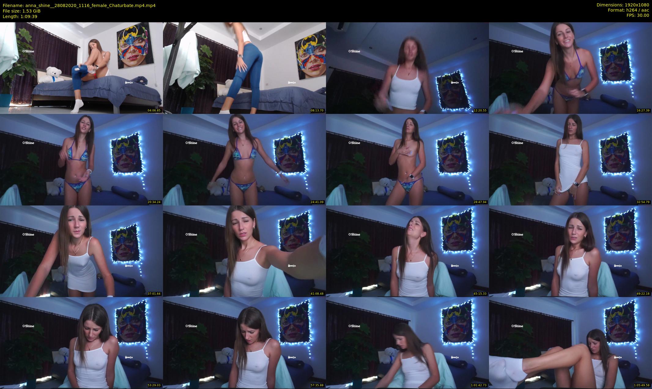 anna_shine_ — 70 minute Chaturbate female cam show recording, 1080p, Aug 28, 2020