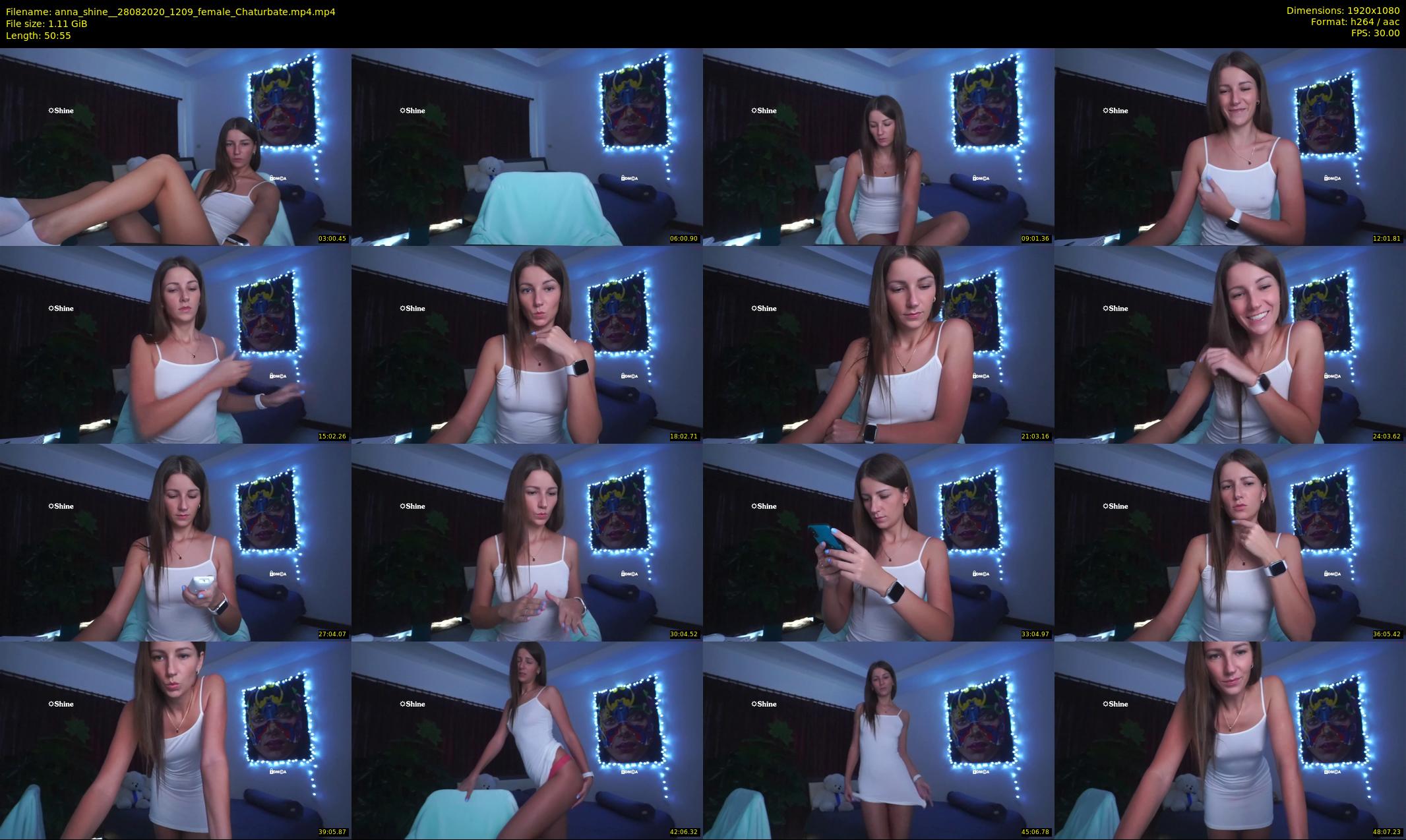 anna_shine_ — 51 minute Chaturbate female cam show recording, 1080p, Aug 28, 2020