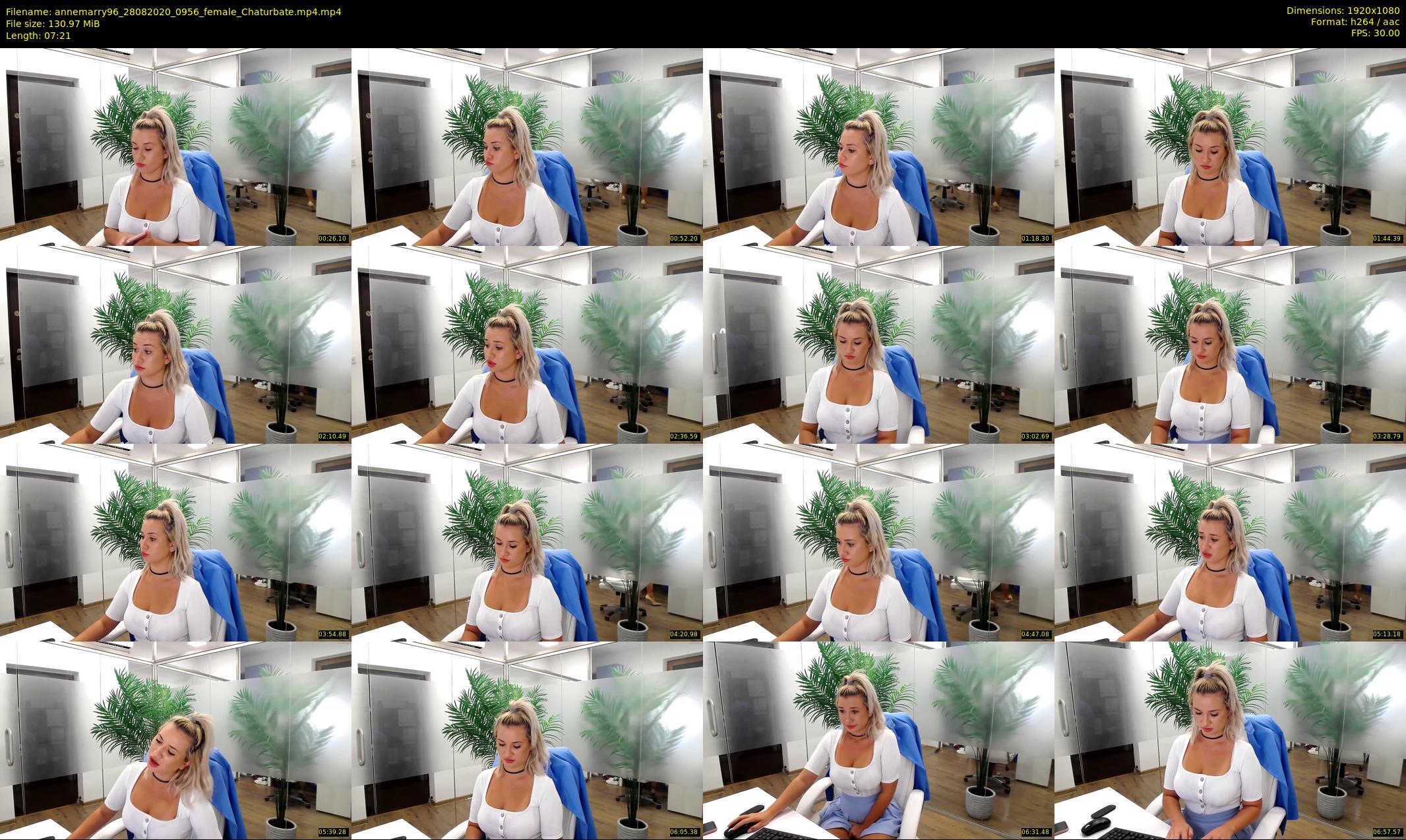 annemarry96 — 8 minute Chaturbate female cam show recording, 1080p, Aug 28, 2020
