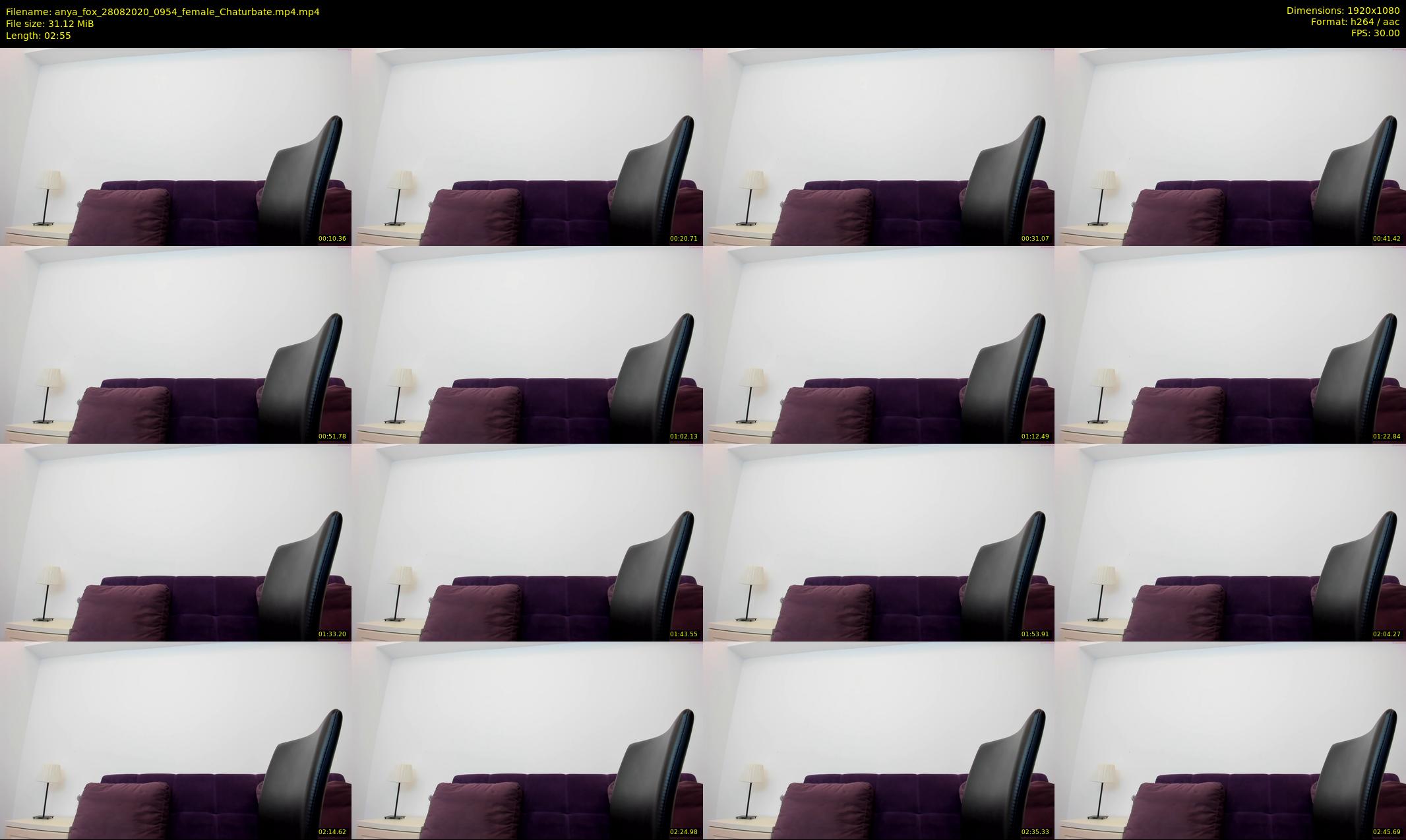 anya_fox — 3 minute Chaturbate female cam show recording, 1080p, Aug 28, 2020