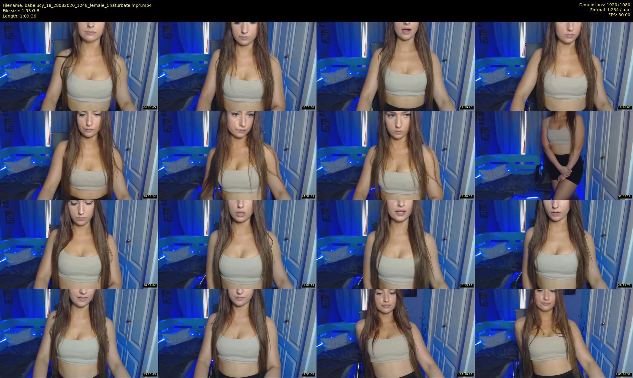 babelucy_18 — 70 minute Chaturbate female cam show recording, 1080p, Aug 28, 2020