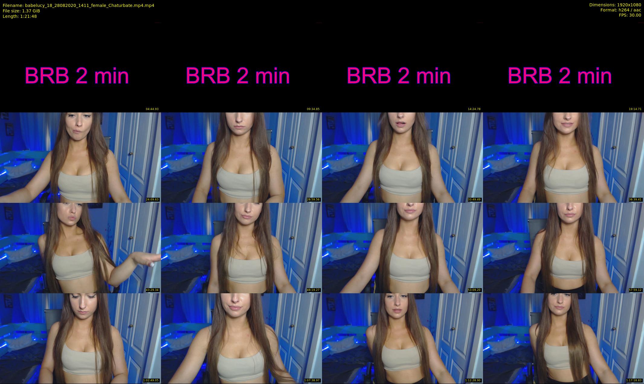 babelucy_18 — 82 minute Chaturbate female cam show recording, 1080p, Aug 28, 2020