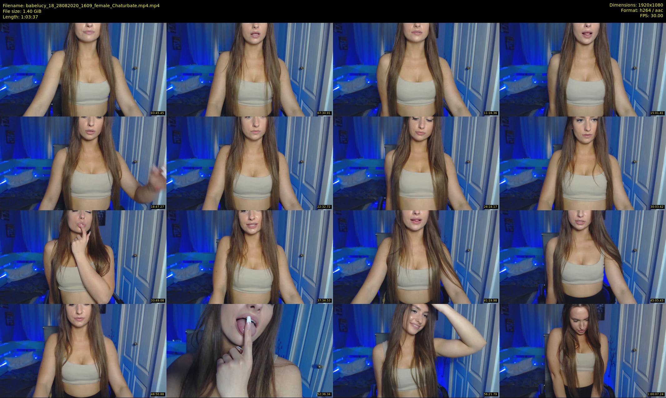 babelucy_18 — 64 minute Chaturbate female cam show recording, 1080p, Aug 28, 2020