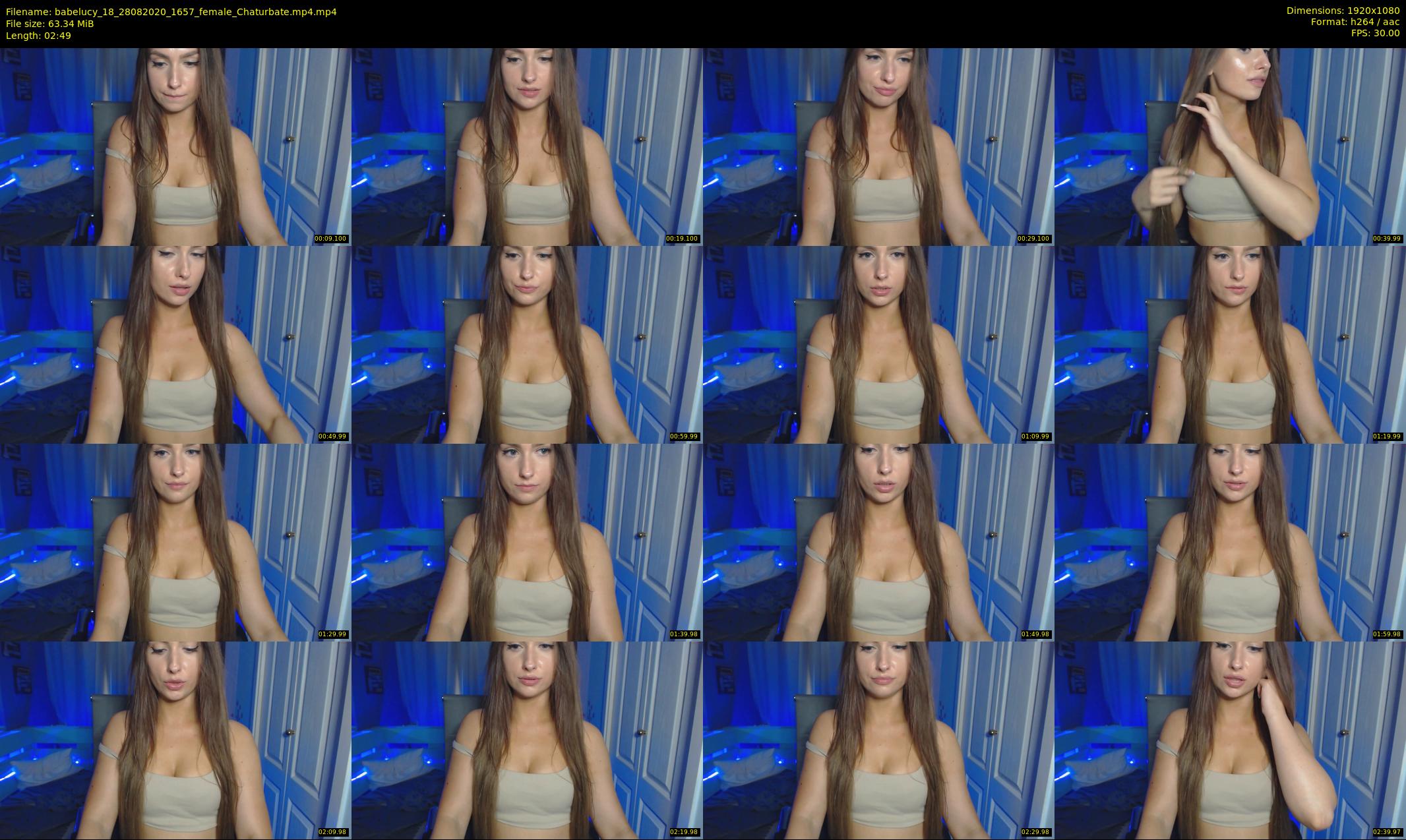 babelucy_18 — 3 minute Chaturbate female cam show recording, 1080p, Aug 28, 2020