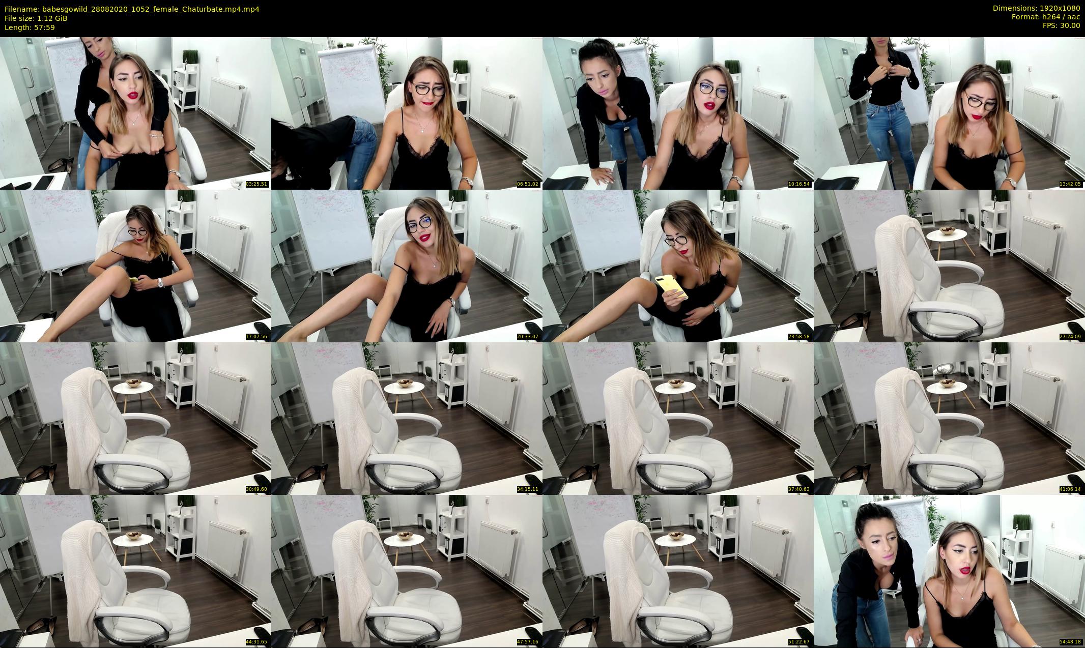 babesgowild — 58 minute Chaturbate couple cam show recording, 1080p, Aug 28, 2020