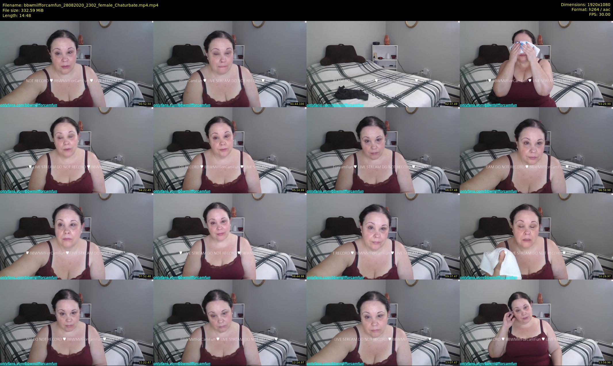 bbwmilfforcamfun — 15 minute Chaturbate female cam show recording, 1080p, Aug 28, 2020