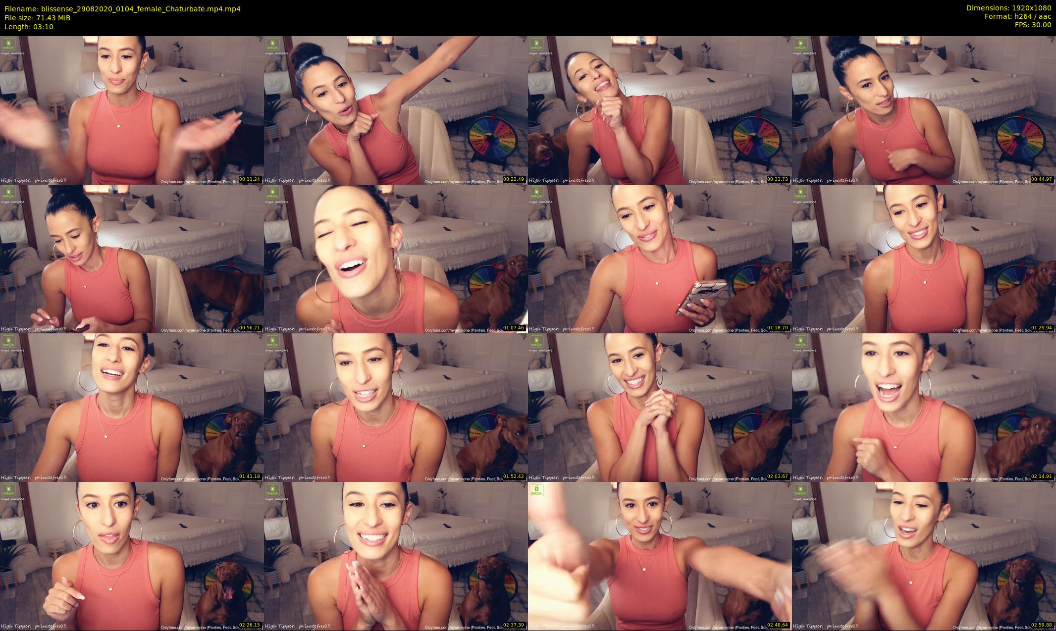 blissense — 4 minute Chaturbate female cam show recording, 1080p, Aug 29, 2020