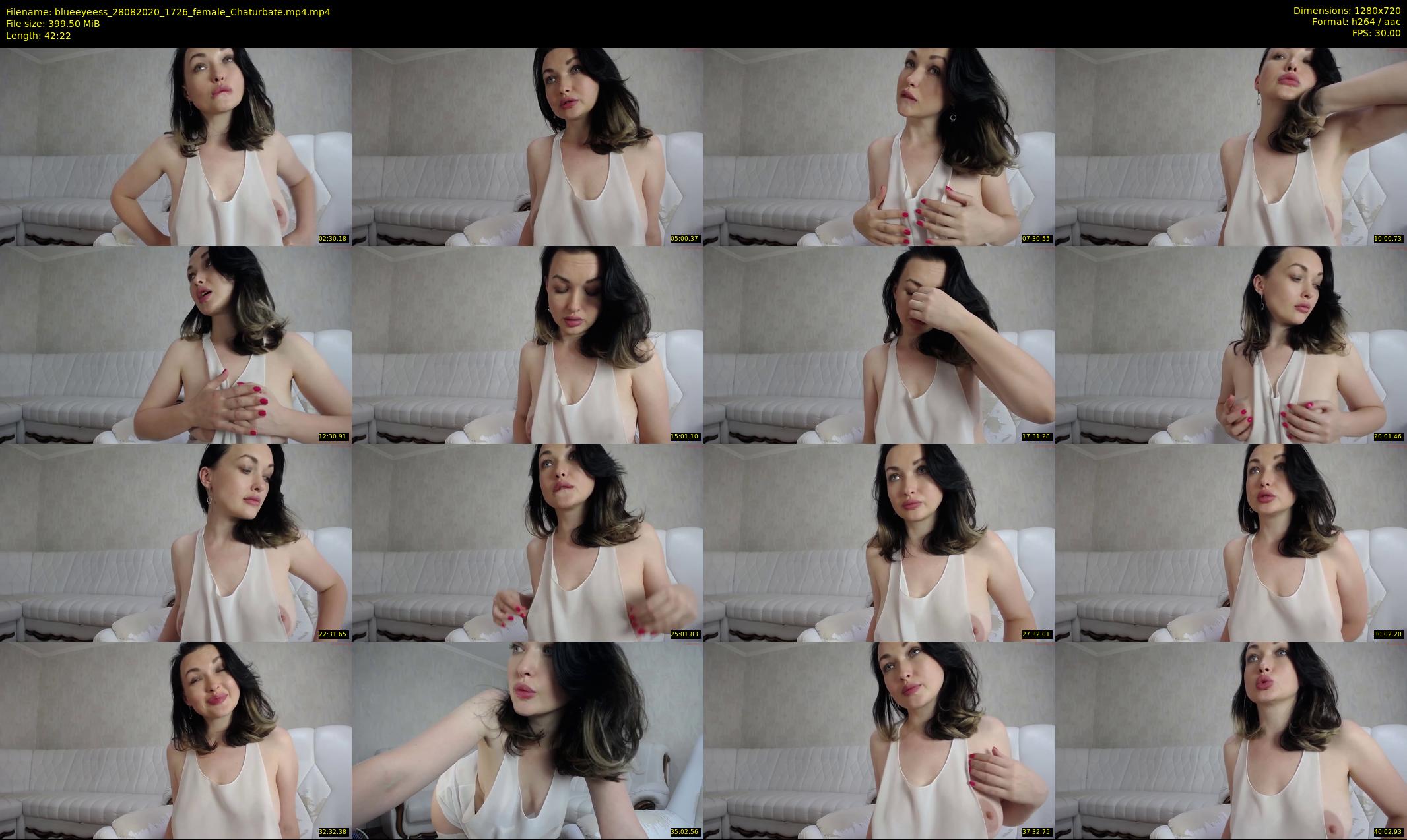 blueeyeess — 43 minute Chaturbate female cam show recording, 720p, Aug 28, 2020