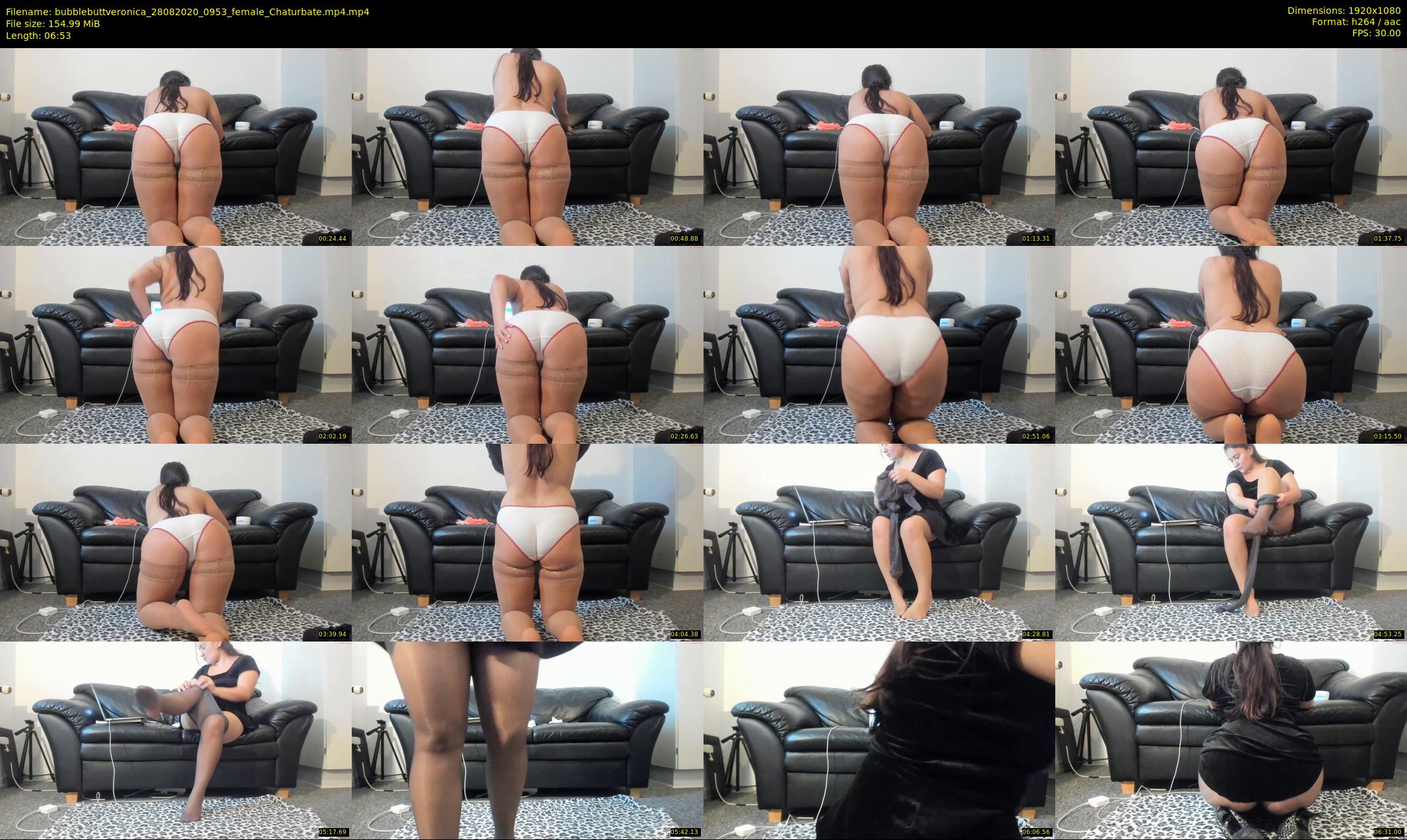 bubblebuttveronica — 7 minute Chaturbate female cam show recording, 1080p, Aug 28, 2020