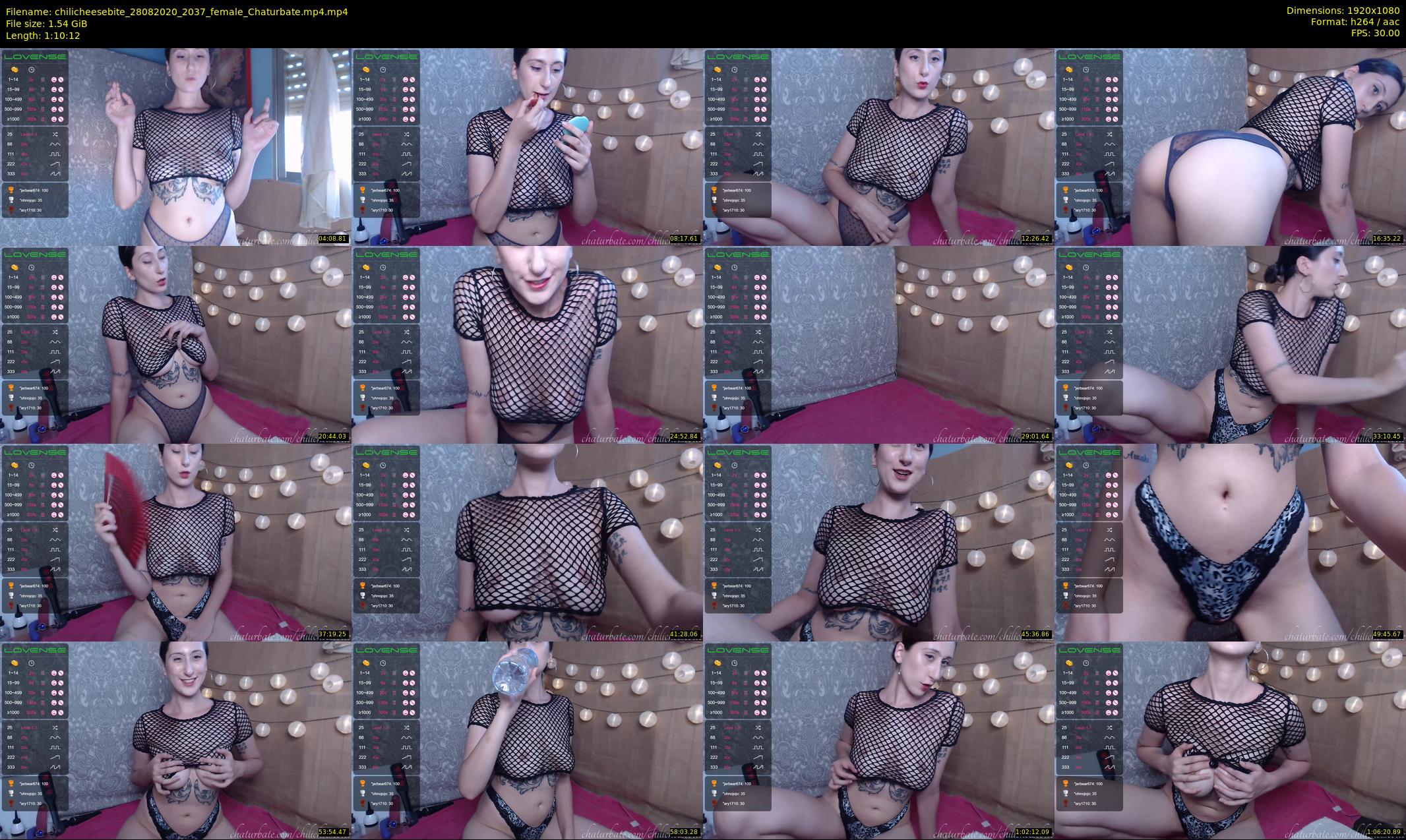 chilicheesebite — 71 minute Chaturbate female cam show recording, 1080p, Aug 28, 2020