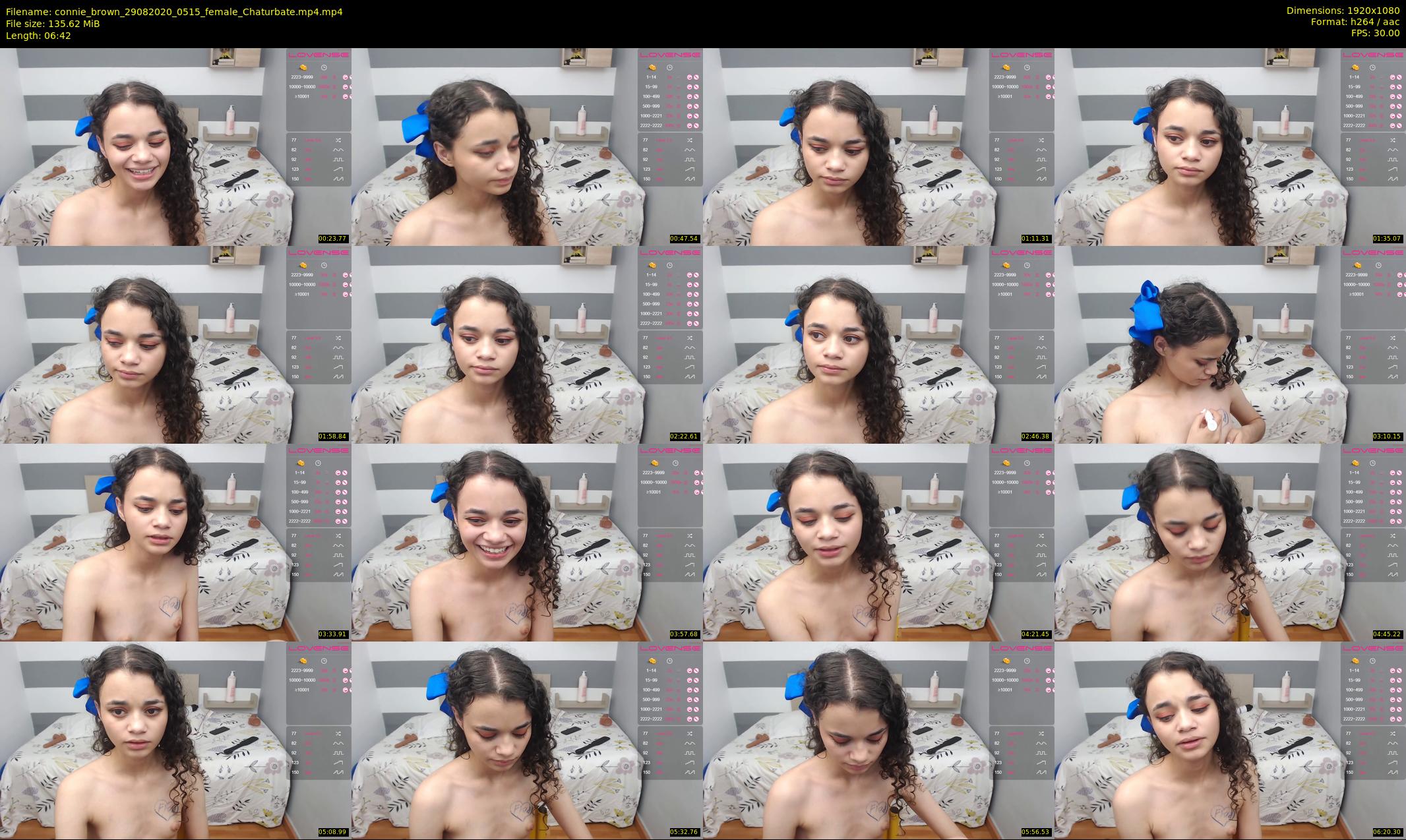 connie_brown — 7 minute Chaturbate female cam show recording, 1080p, Aug 29, 2020