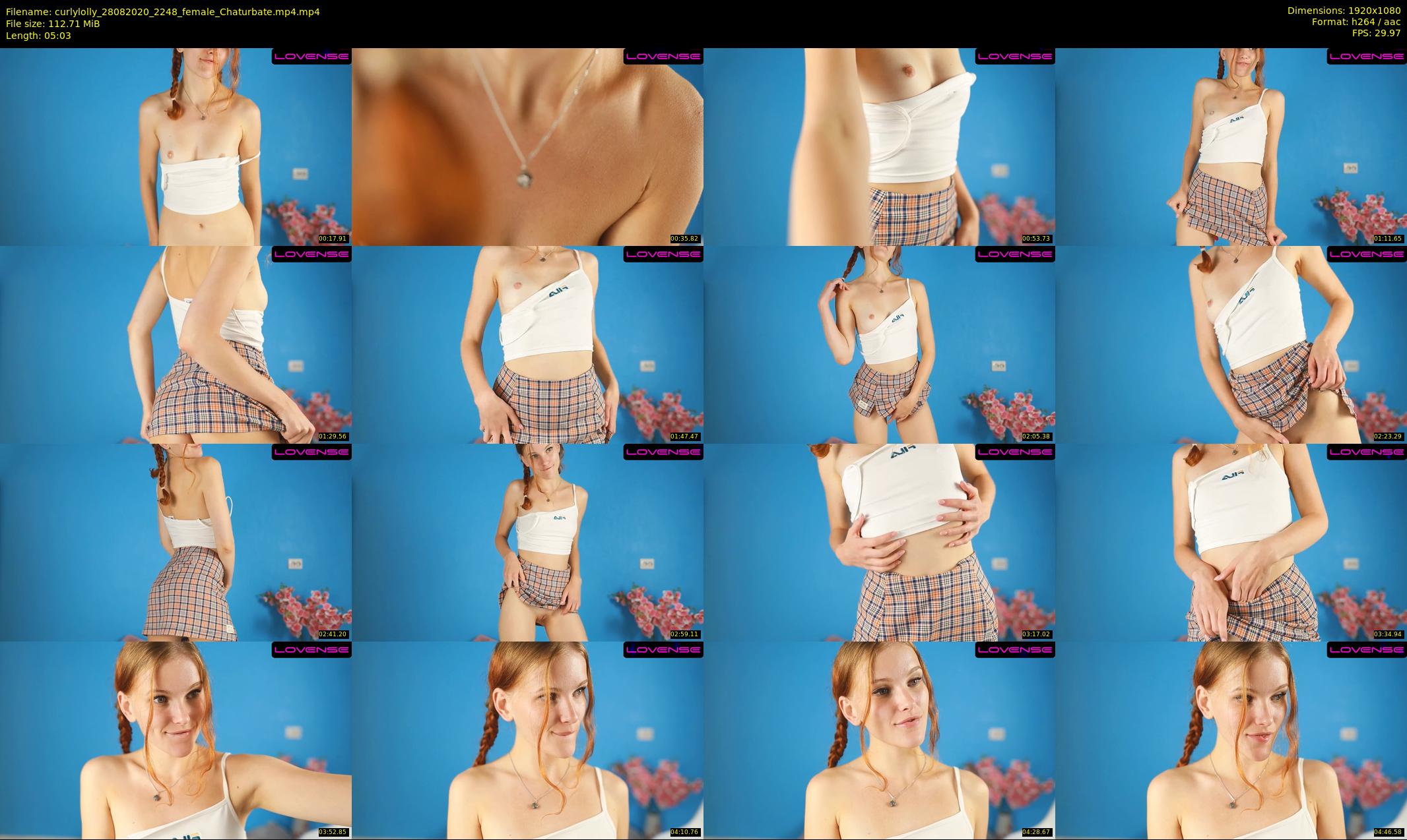 curlylolly — 6 minute Chaturbate female cam show recording, 1080p, Aug 28, 2020