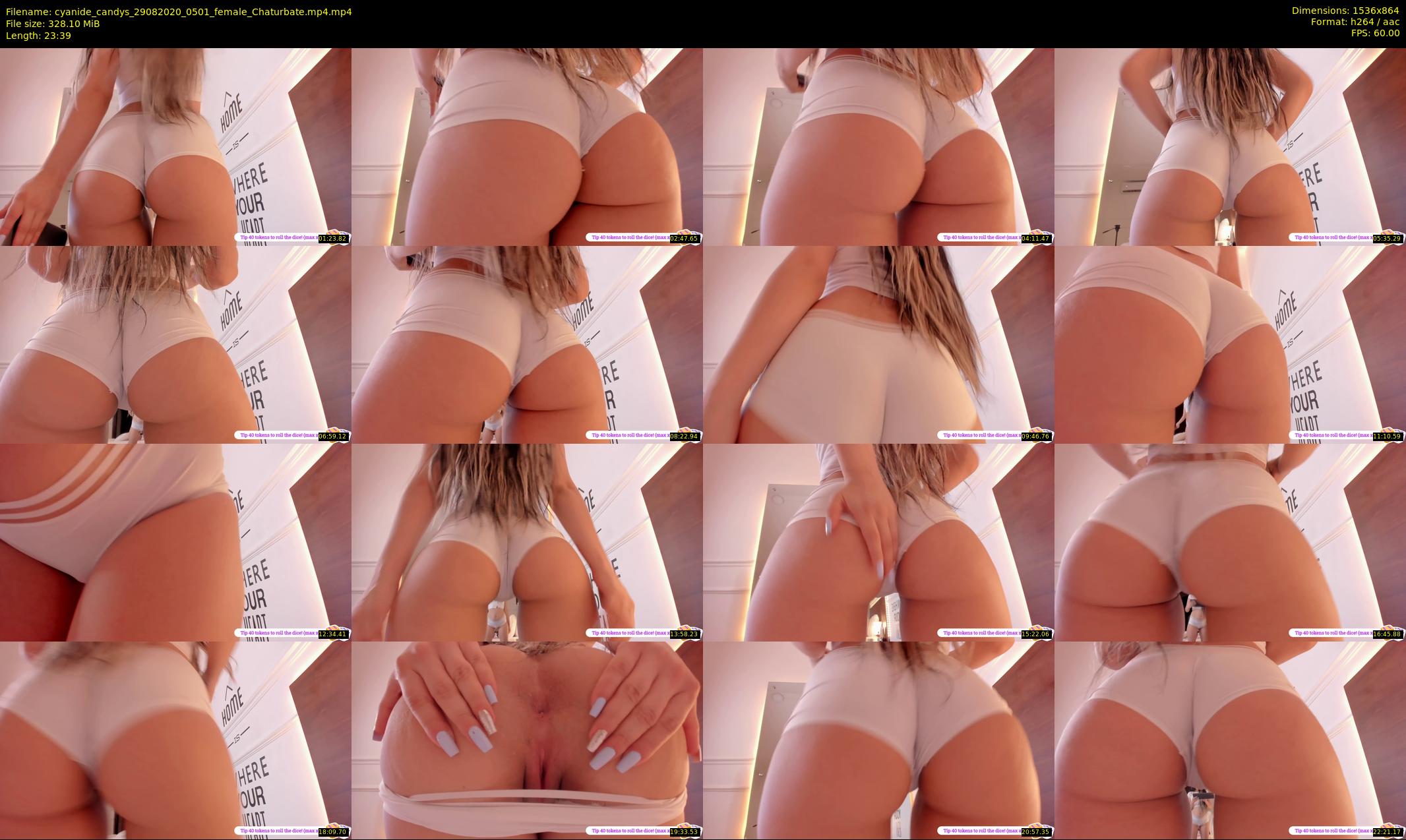 cyanide_candys — 24 minute Chaturbate female cam show recording, 720p, Aug 29, 2020