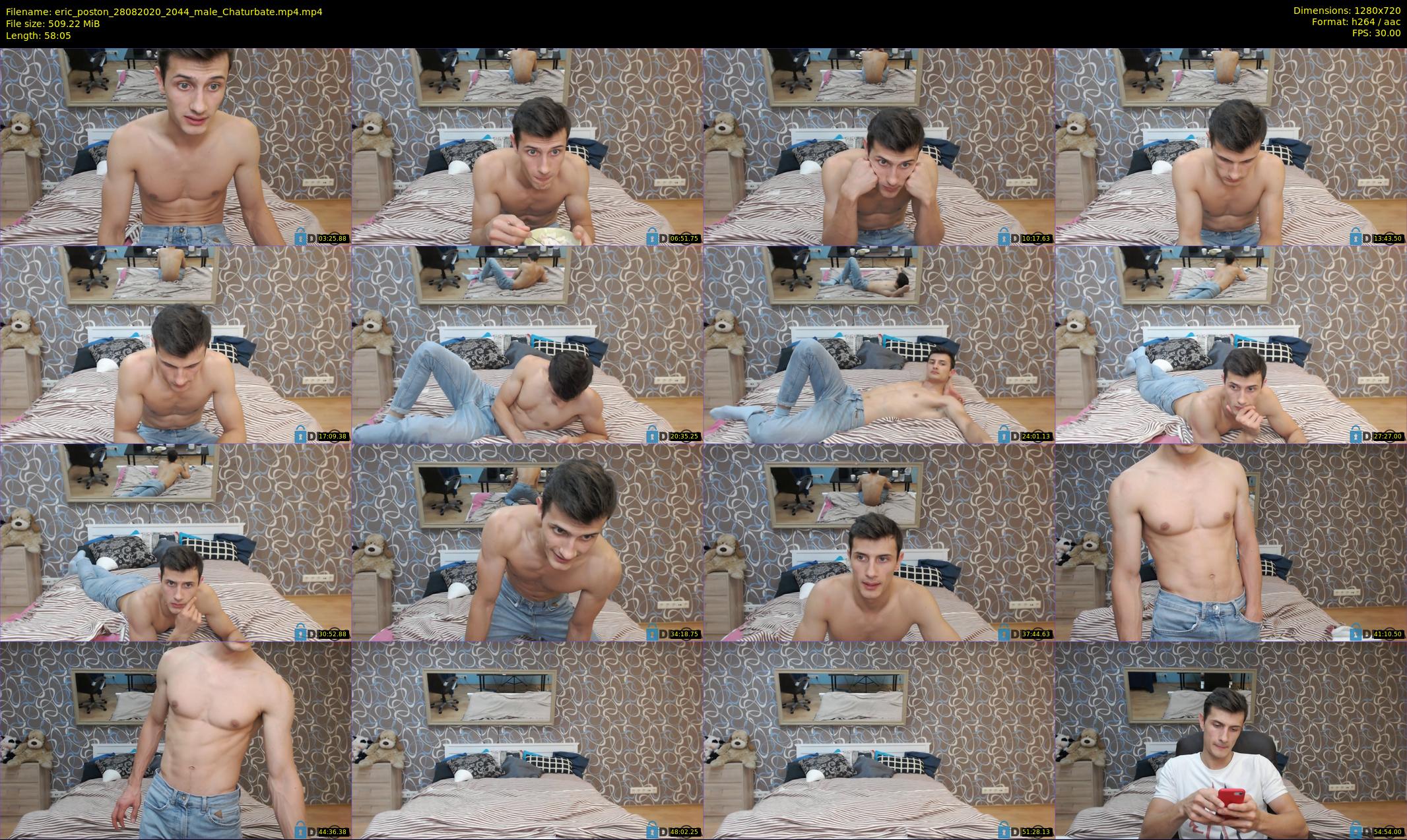 eric_poston — 59 minute Chaturbate male cam show recording, 720p, Aug 28, 2020