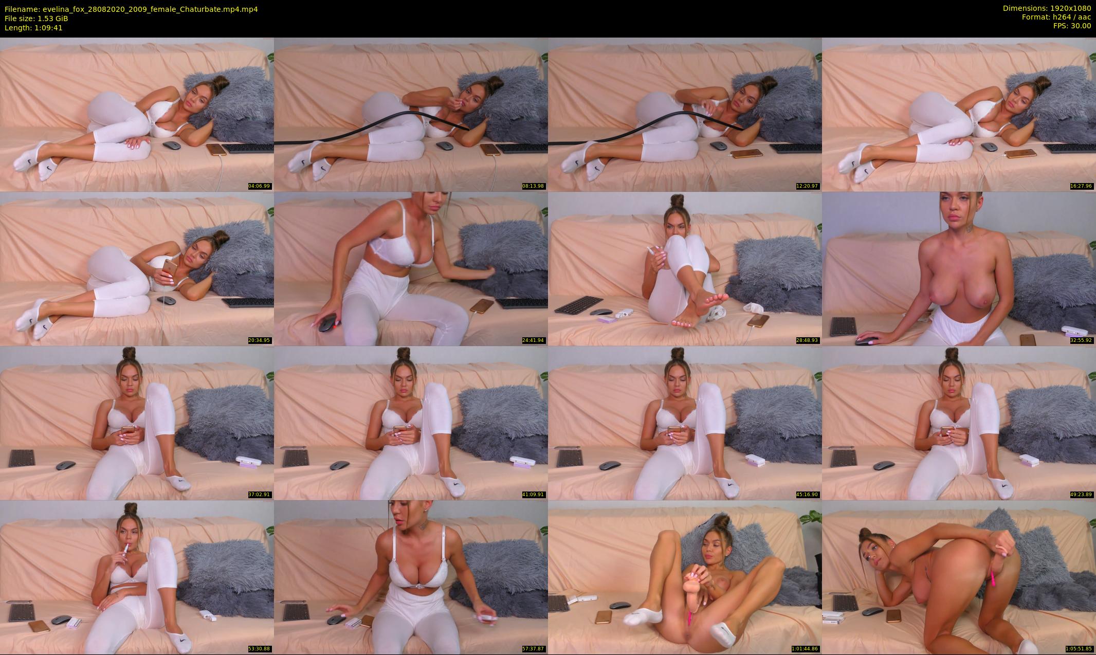 evelina_fox — 70 minute Chaturbate female cam show recording, 1080p, Aug 28, 2020