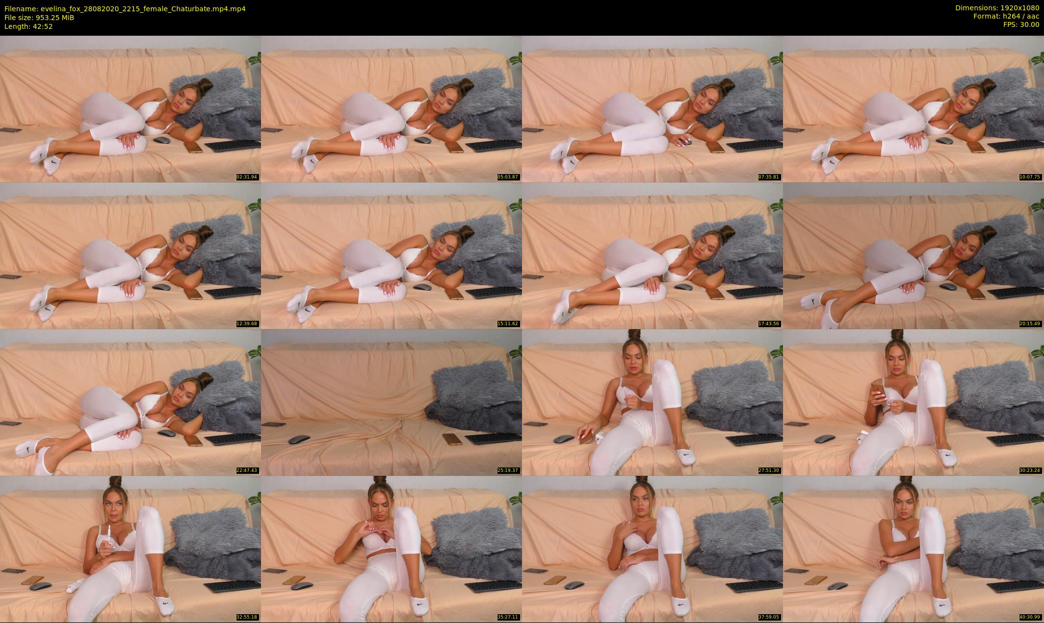 evelina_fox — 43 minute Chaturbate female cam show recording, 1080p, Aug 28, 2020