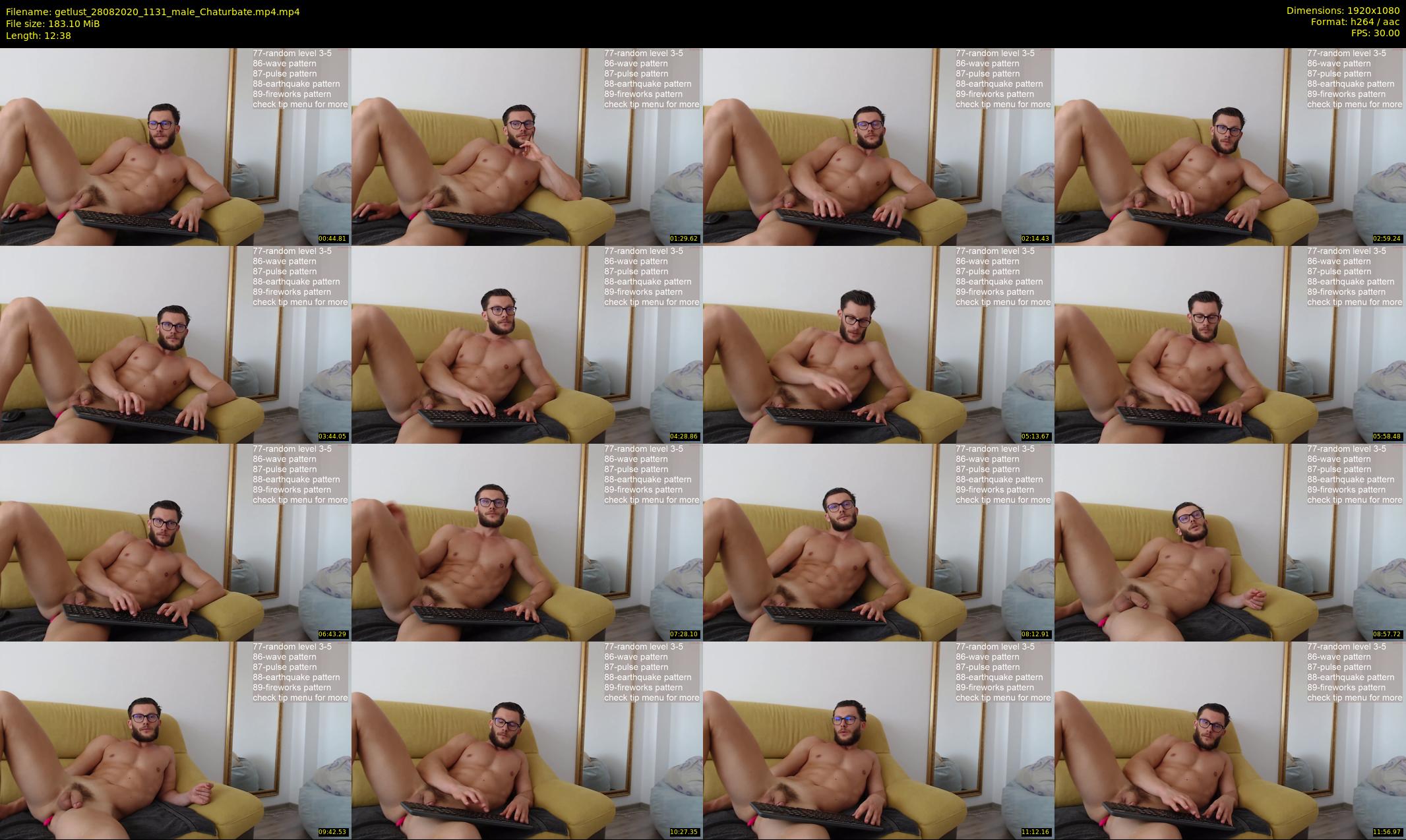 getlust — 13 minute Chaturbate male cam show recording, 1080p, Aug 28, 2020