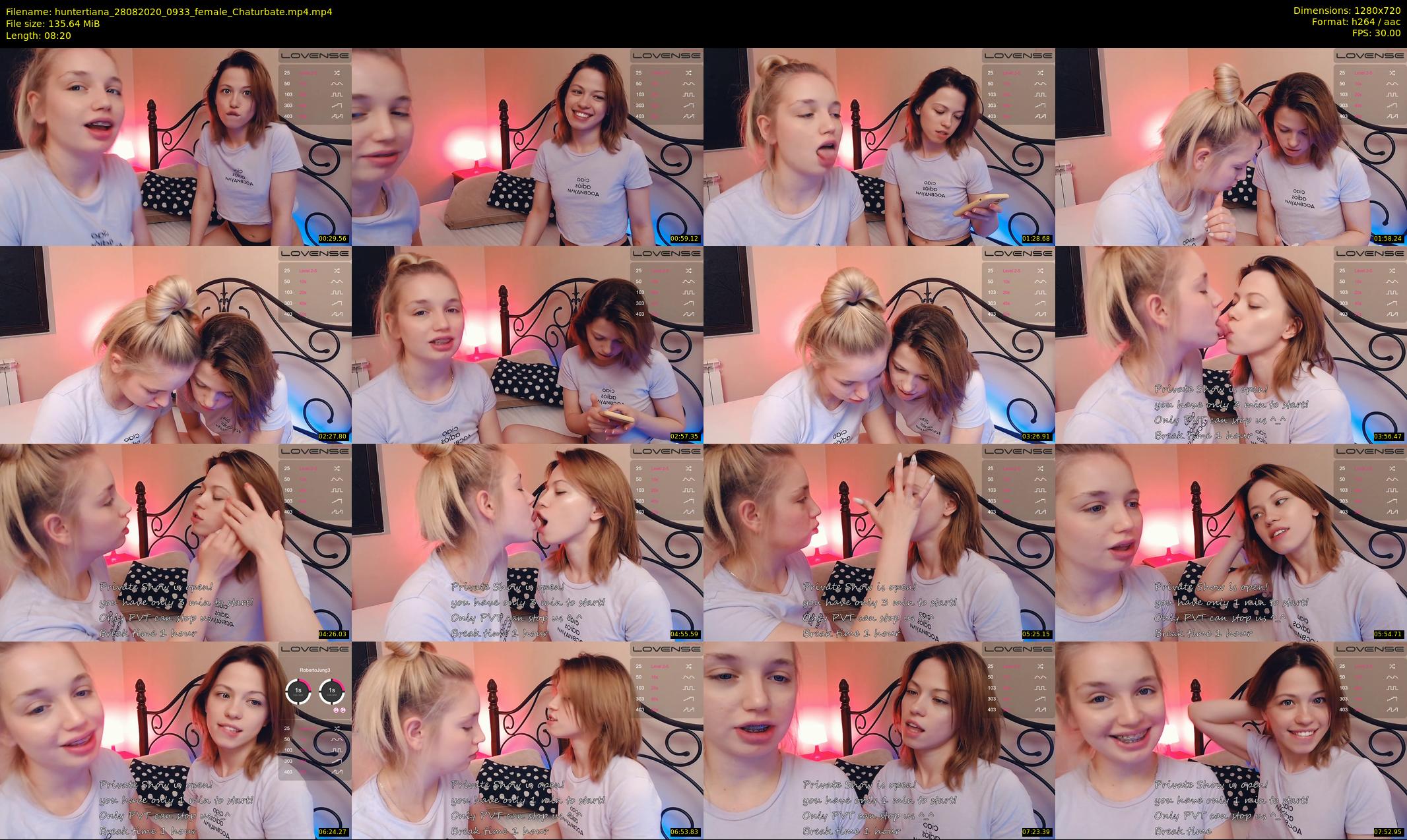 huntertiana — 9 minute Chaturbate female cam show recording, 720p, Aug 28, 2020