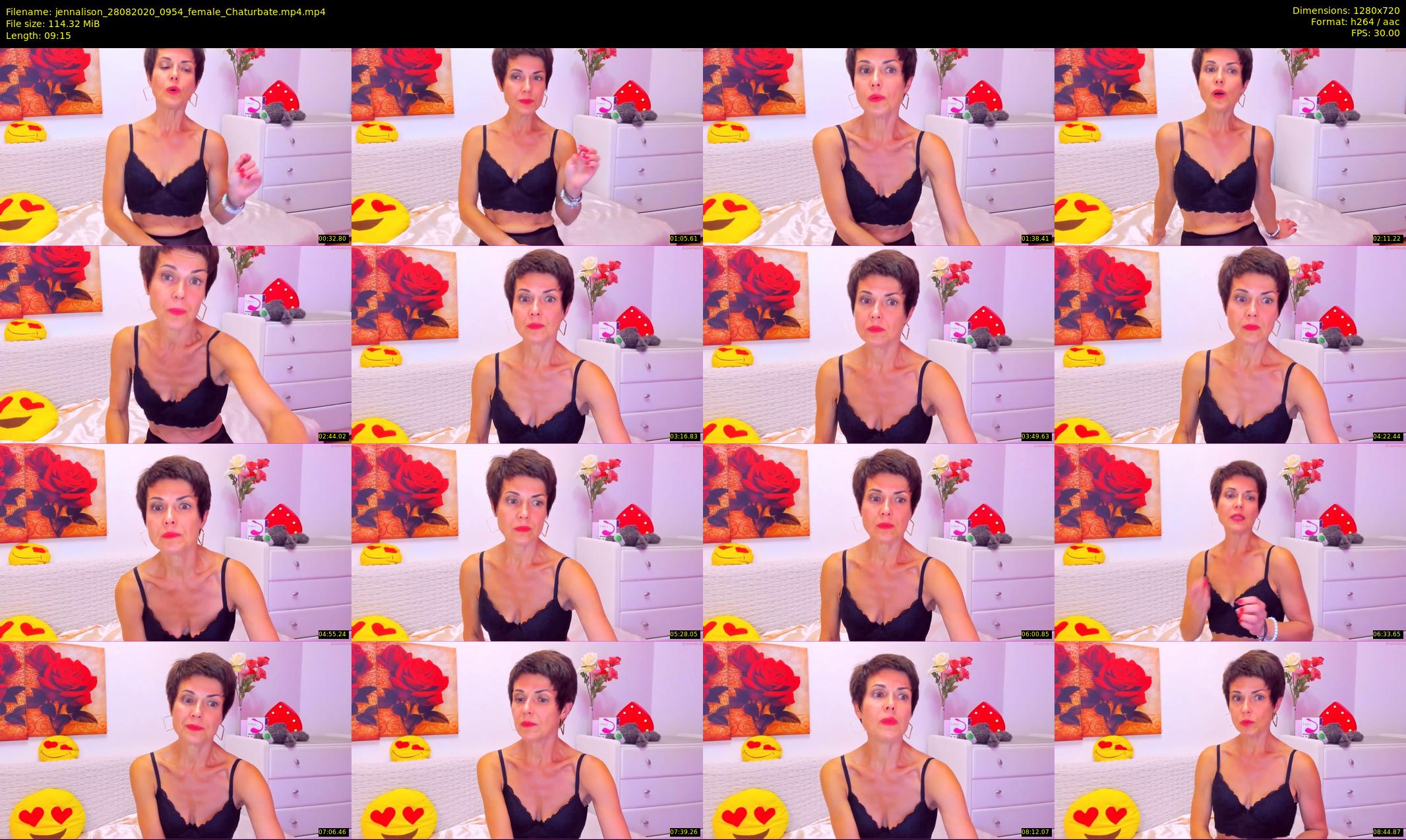 jennalison — 10 minute Chaturbate female cam show recording, 720p, Aug 28, 2020