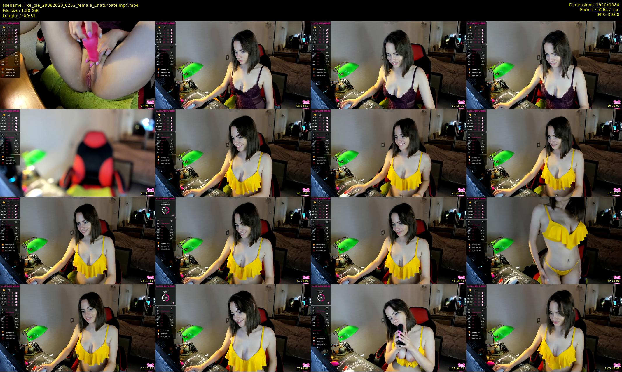 like_pie — 70 minute Chaturbate couple cam show recording, 1080p, Aug 29, 2020
