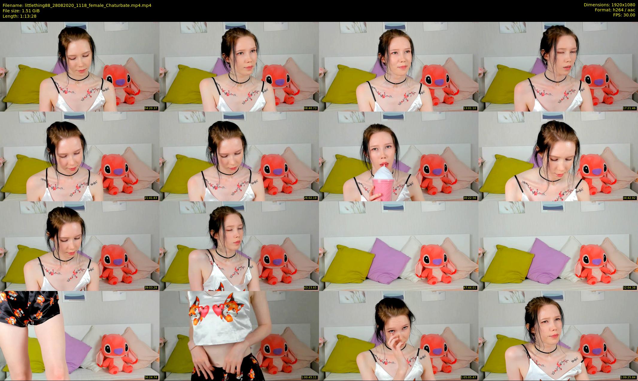 littlething88 — 74 minute Chaturbate female cam show recording, 1080p, Aug 28, 2020