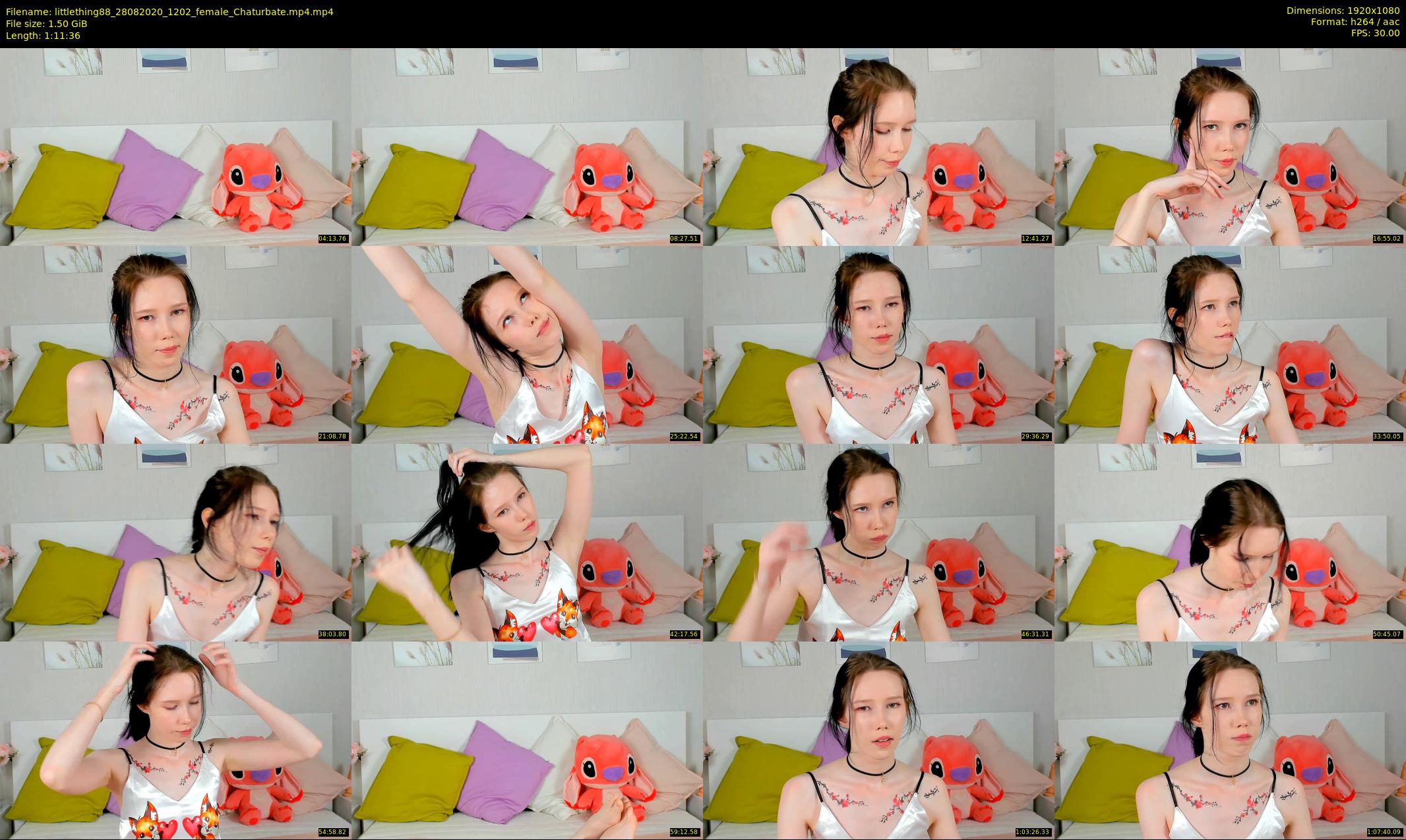 littlething88 — 72 minute Chaturbate female cam show recording, 1080p, Aug 28, 2020