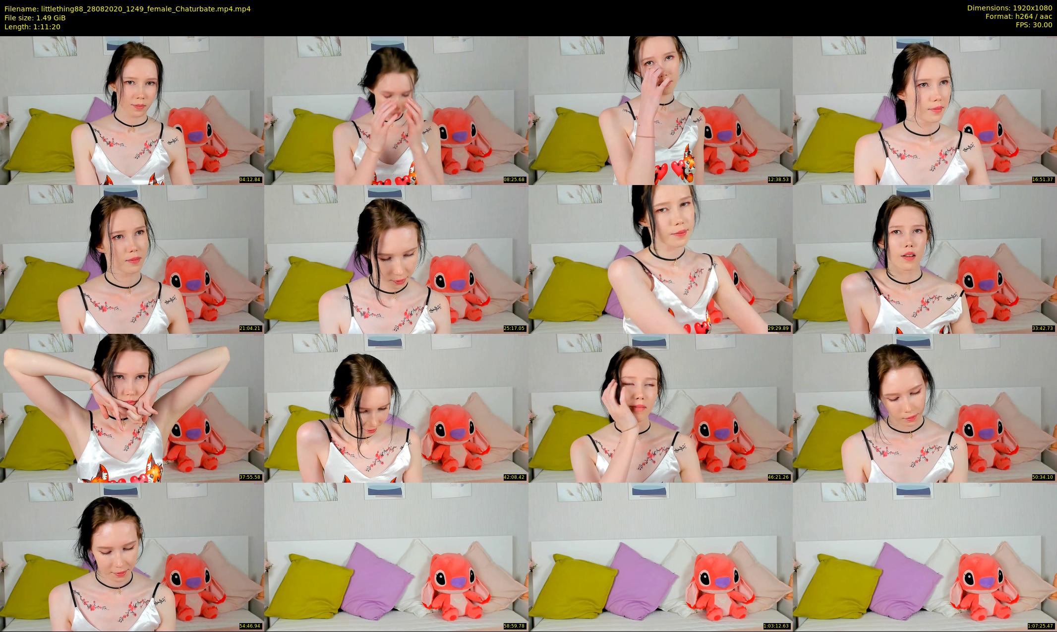 littlething88 — 72 minute Chaturbate female cam show recording, 1080p, Aug 28, 2020