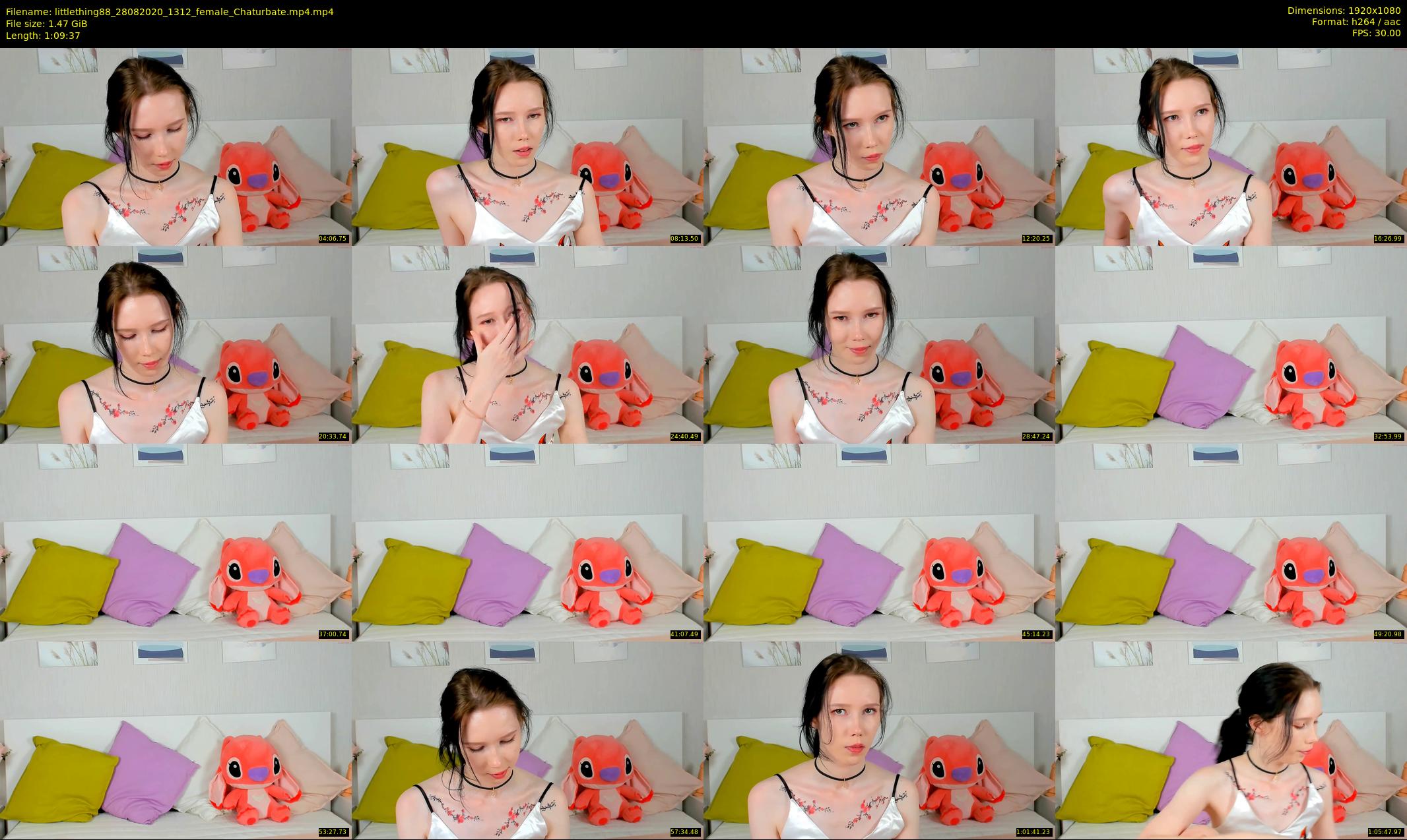 littlething88 — 70 minute Chaturbate female cam show recording, 1080p, Aug 28, 2020