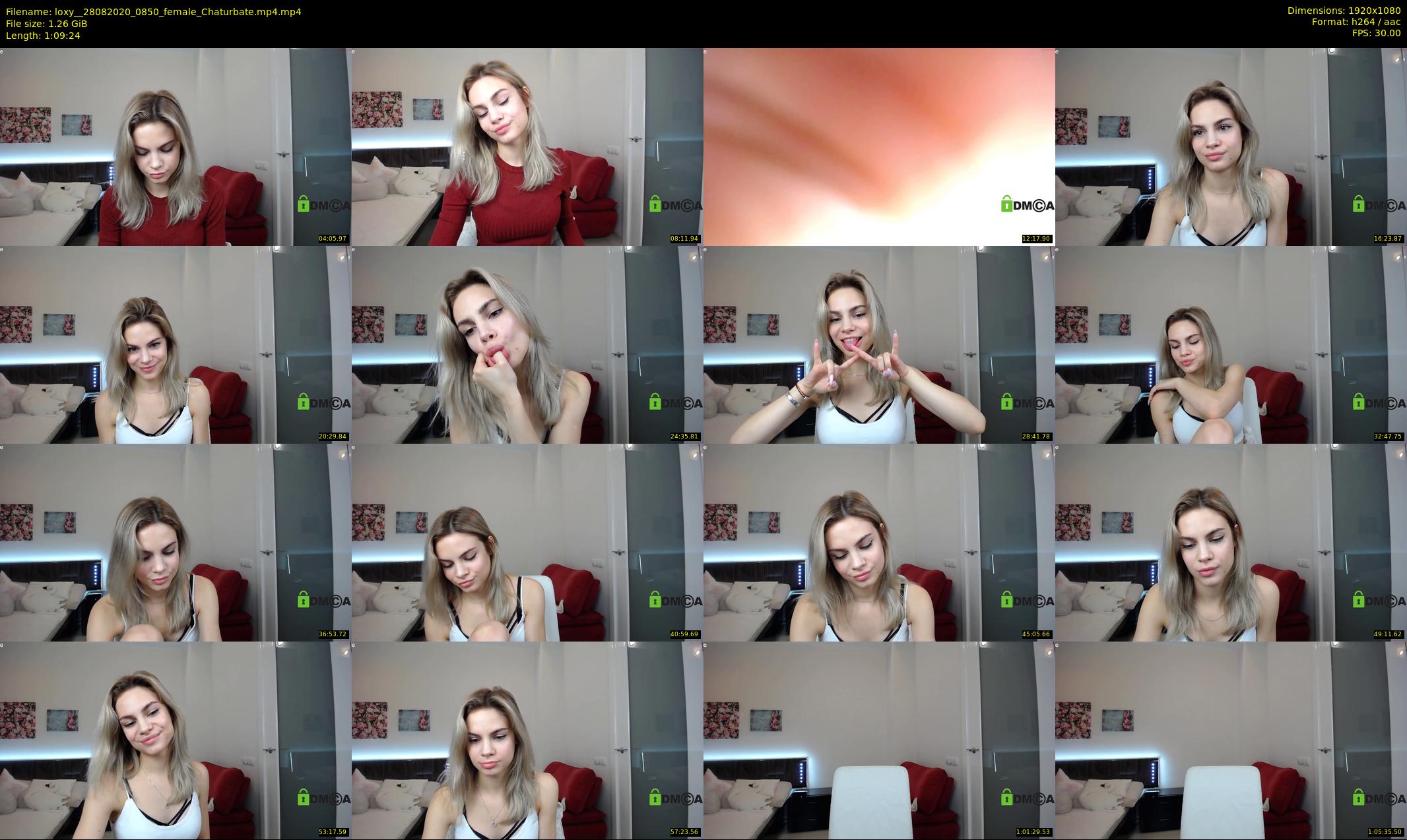loxy_ — 70 minute Chaturbate female cam show recording, 1080p, Aug 28, 2020