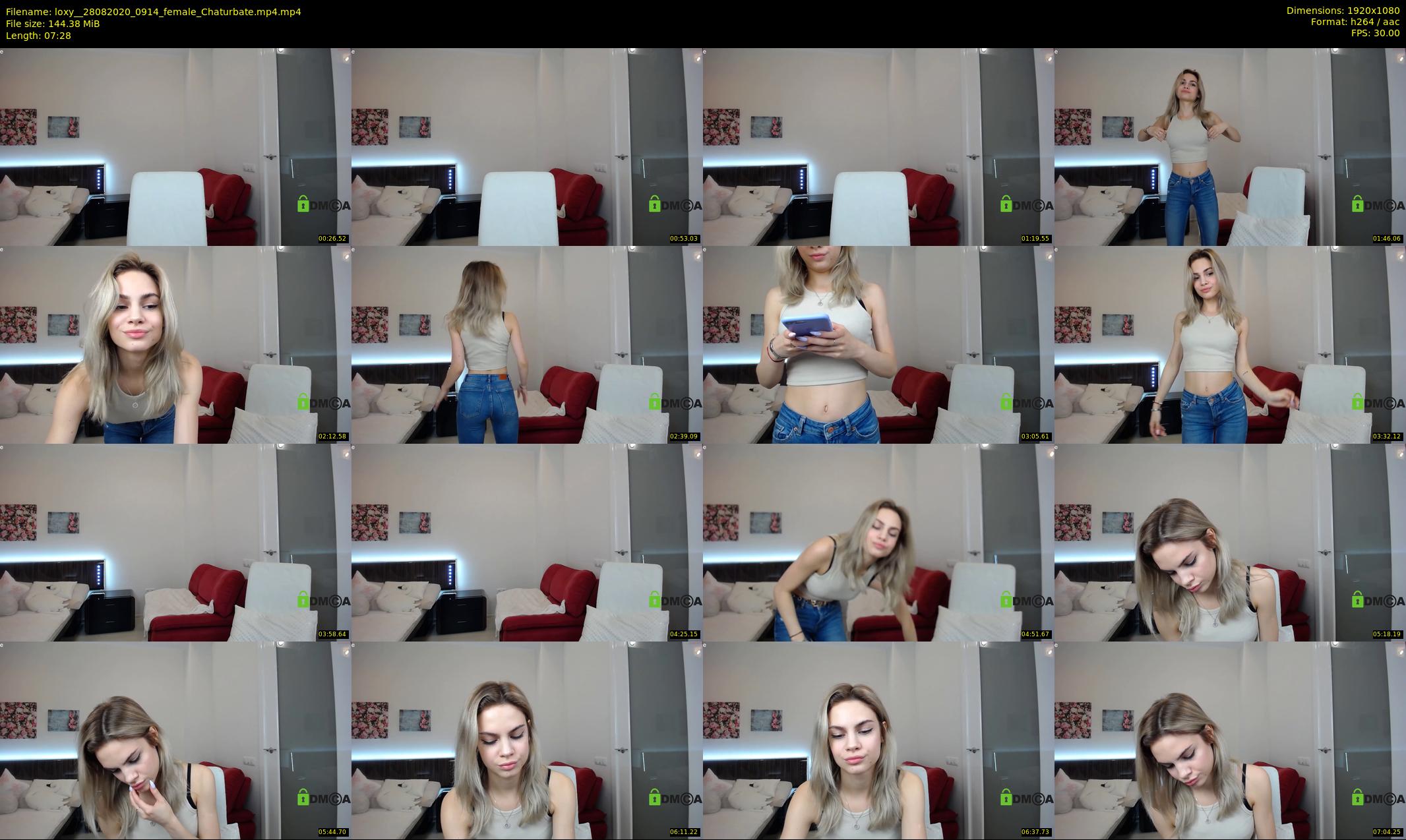 loxy_ — 8 minute Chaturbate female cam show recording, 1080p, Aug 28, 2020