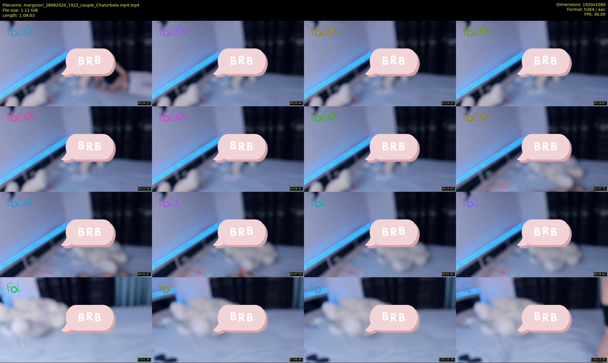 margolori — 70 minute Chaturbate couple cam show recording, 1080p, Aug 28, 2020