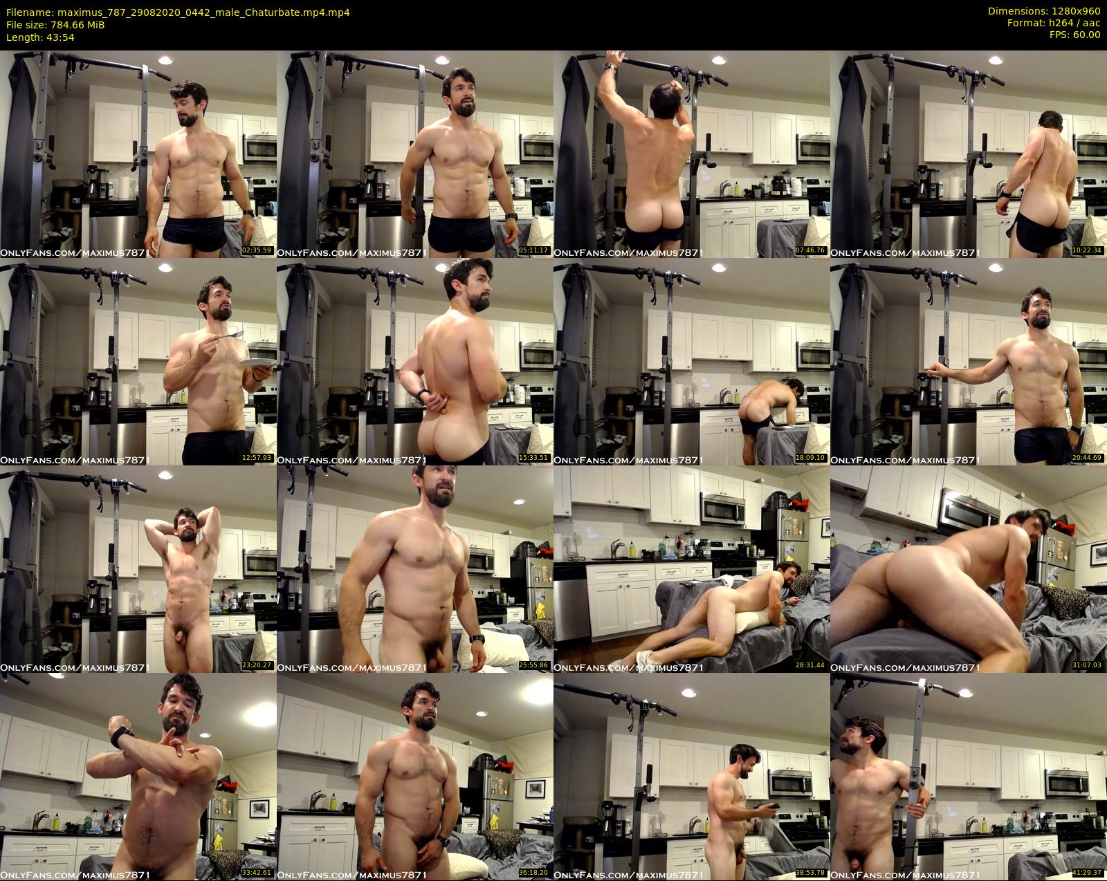 maximus_787 — 44 minute Chaturbate male cam show recording, 720p, Aug 29, 2020