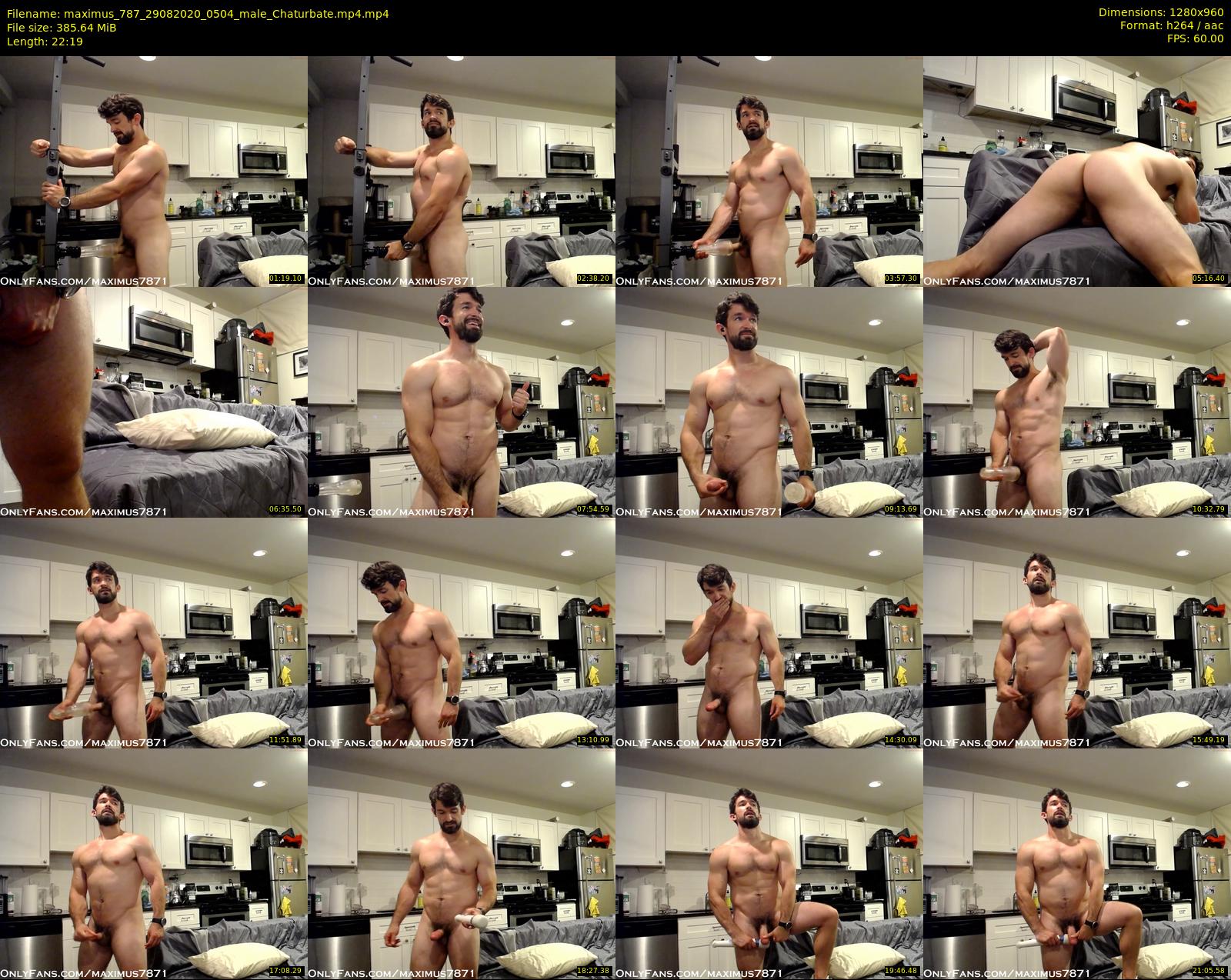 maximus_787 — 23 minute Chaturbate male cam show recording, 720p, Aug 29, 2020