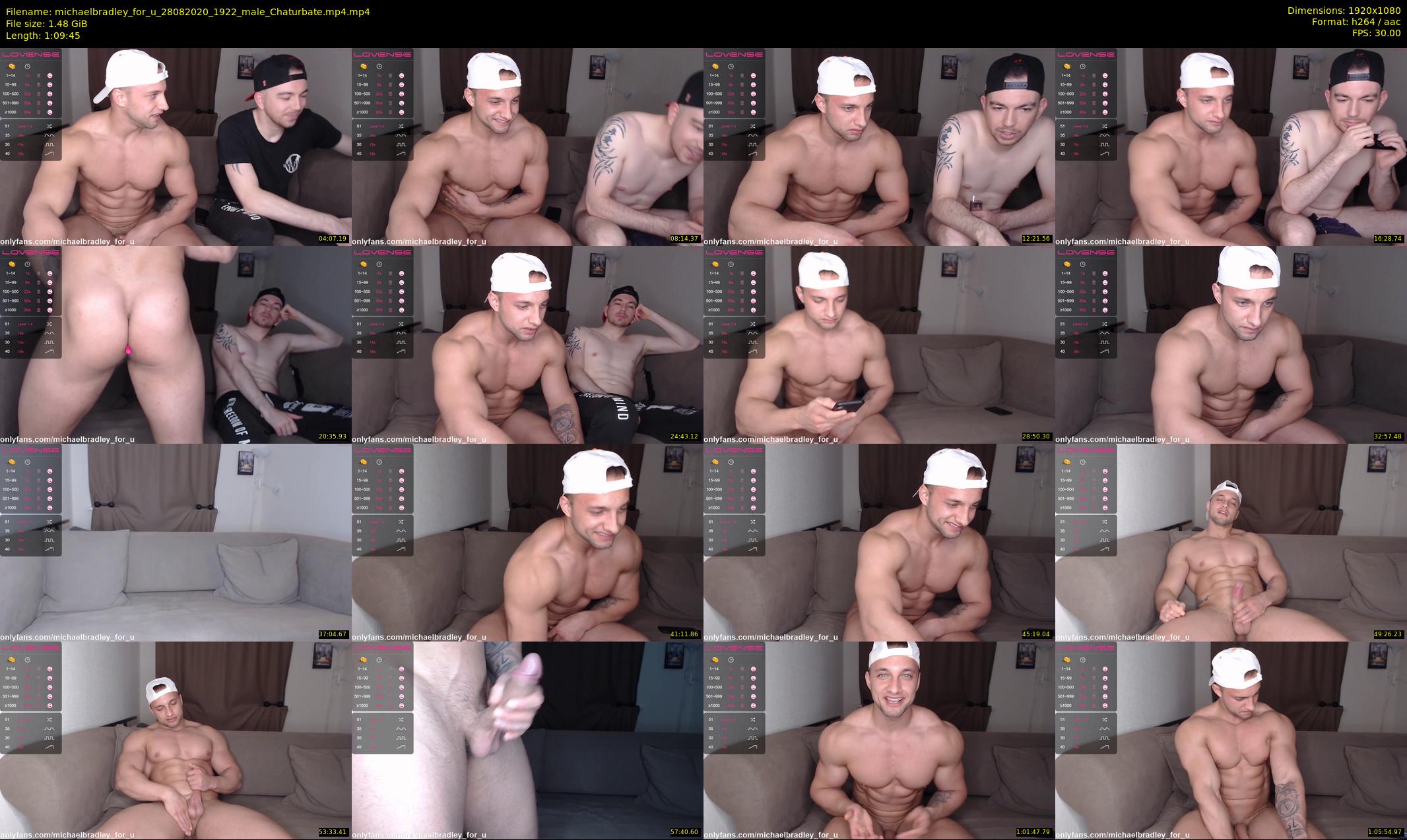 michaelbradley_for_u — 70 minute Chaturbate male cam show recording, 1080p, Aug 28, 2020